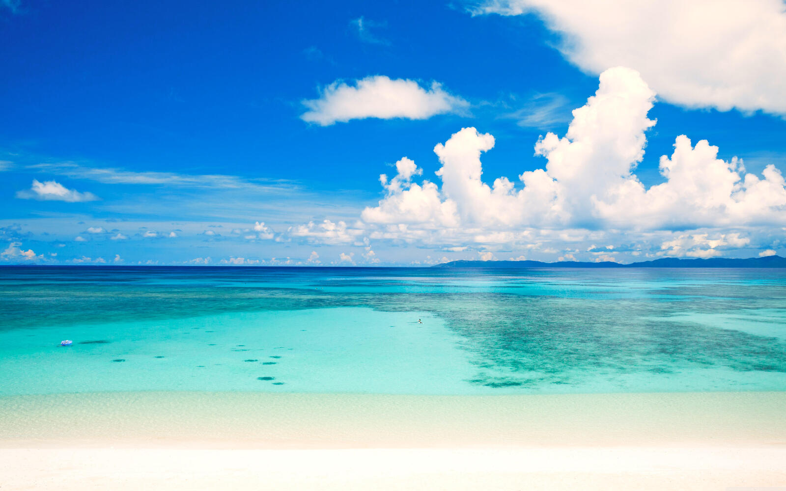 Wallpapers clouds sea clear water on the desktop