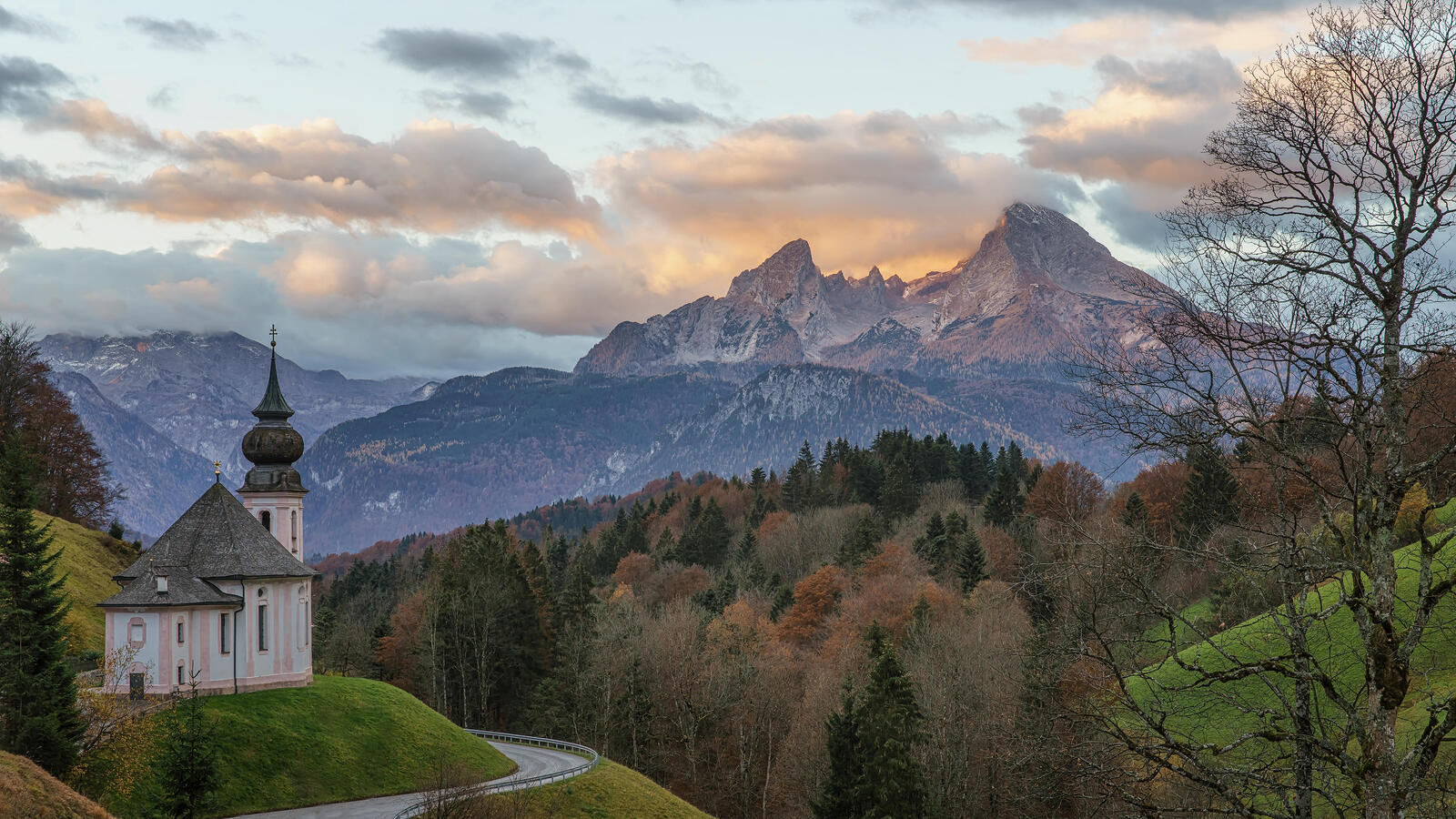 Wallpapers Bavaria mountain top Germany on the desktop