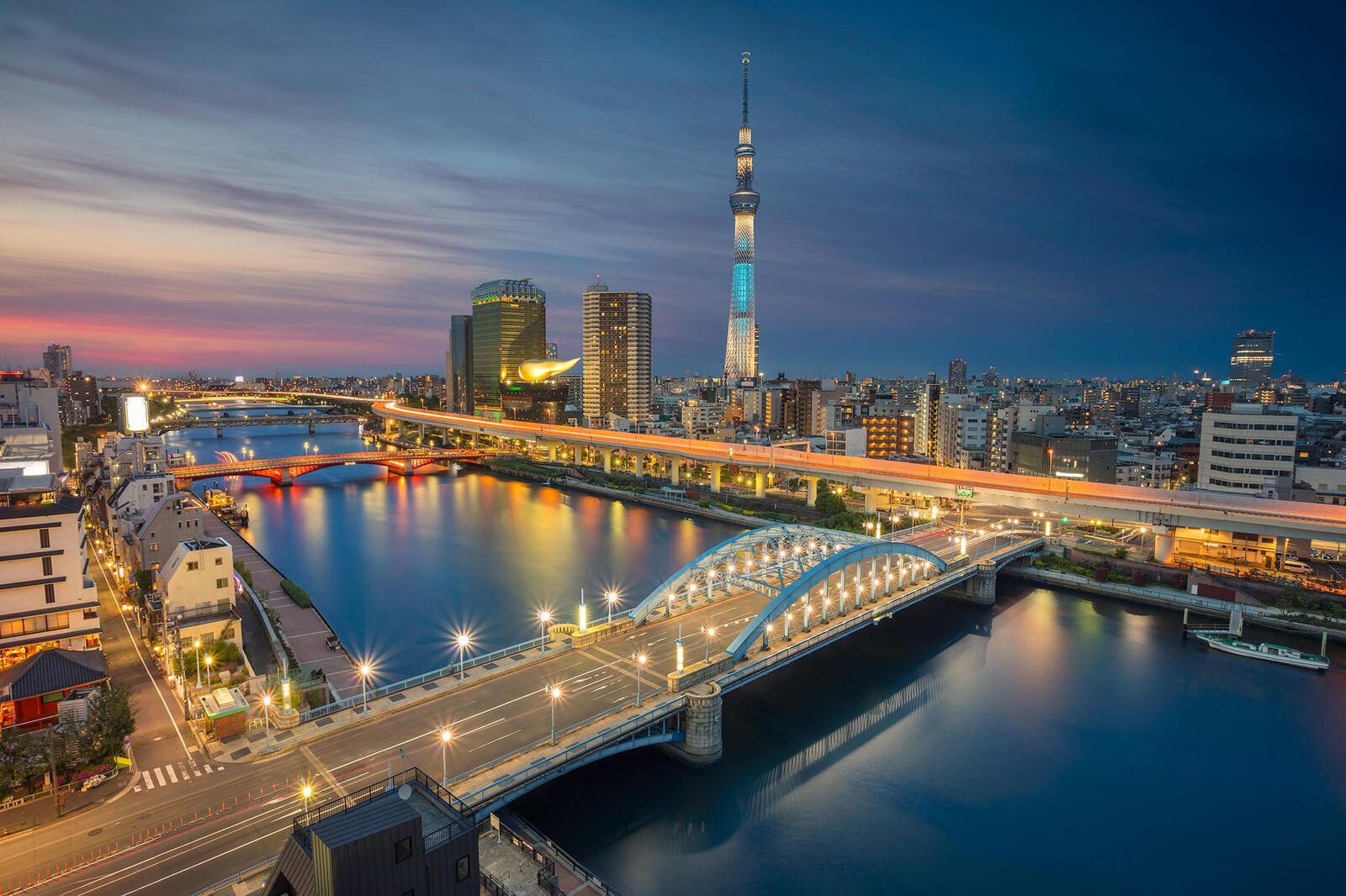 Обои мост Токио город на рабочий стол