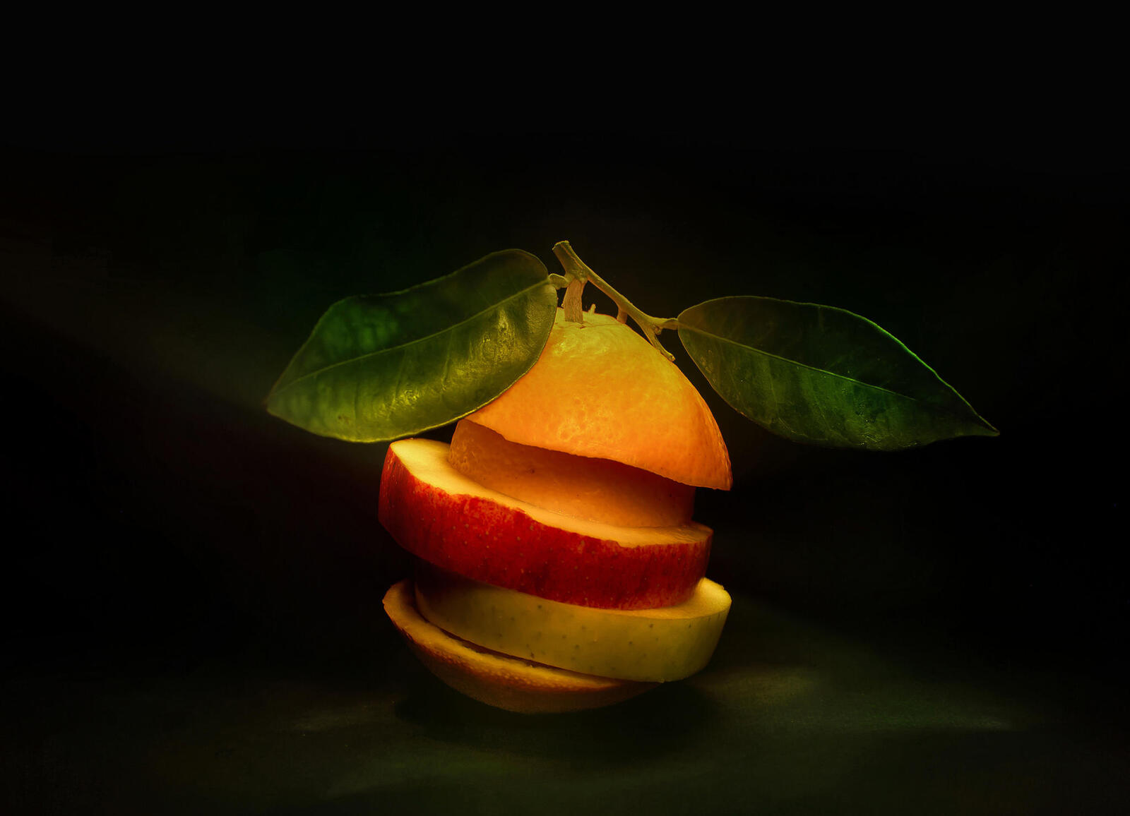 Wallpapers fruits food pieces on the desktop