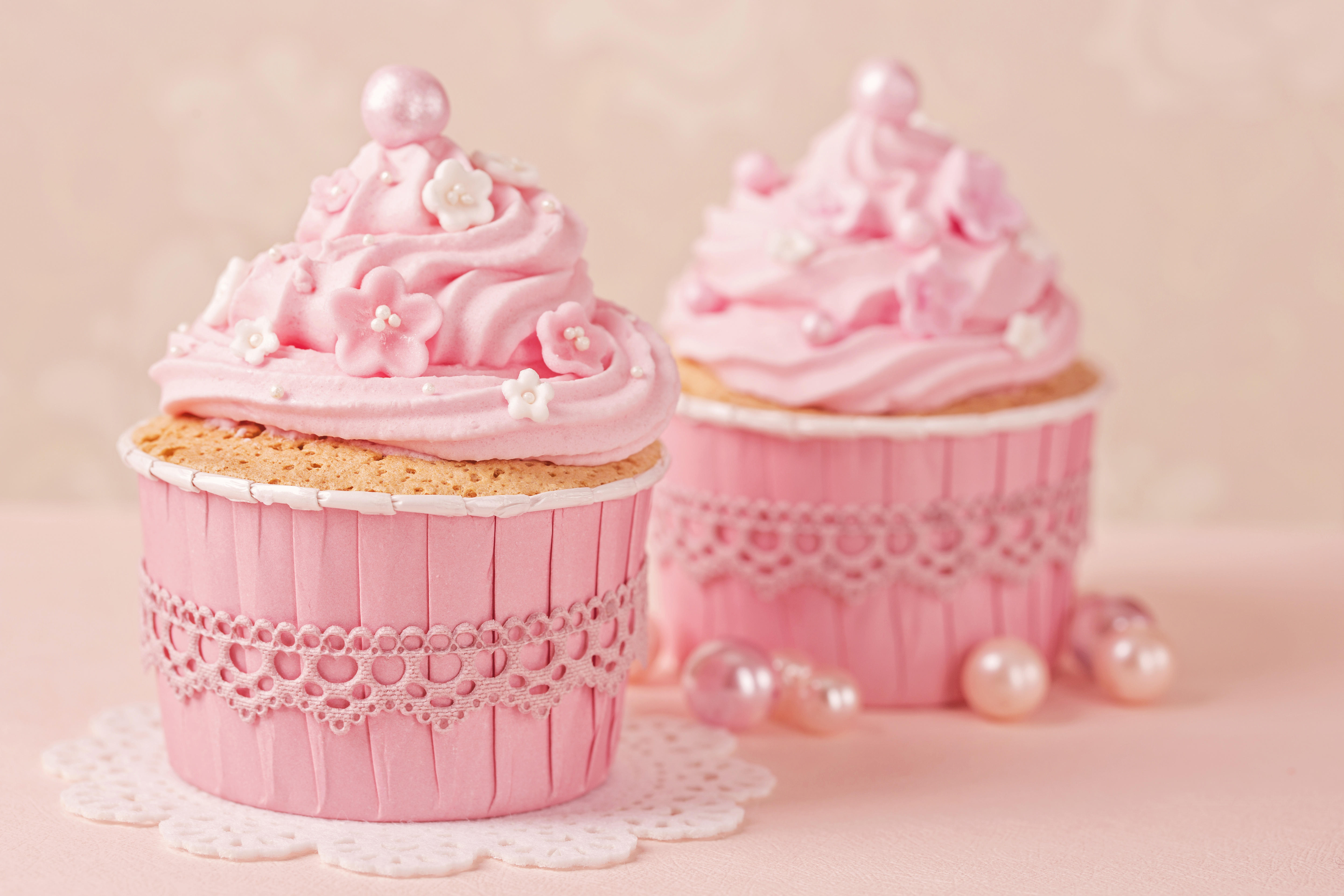 Photo pink cupcake baby - free pictures on Fonwall