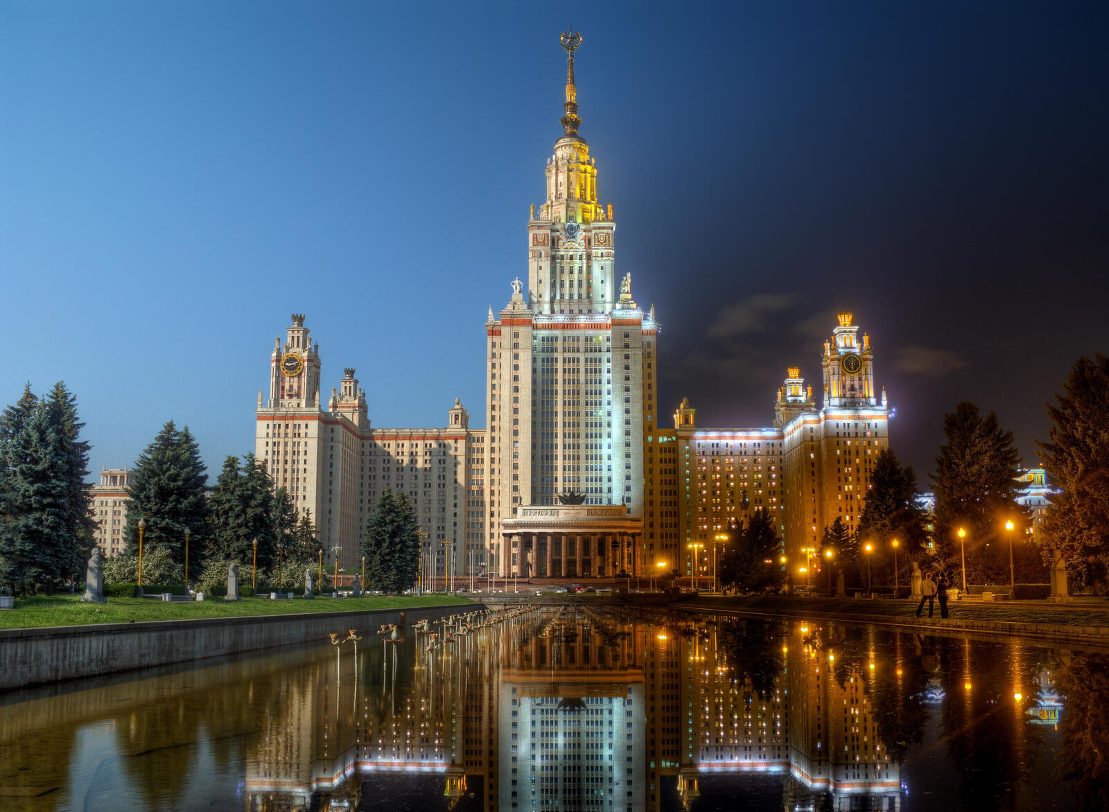 Wallpapers Moscow city Lomonosov Moscow State University on the desktop
