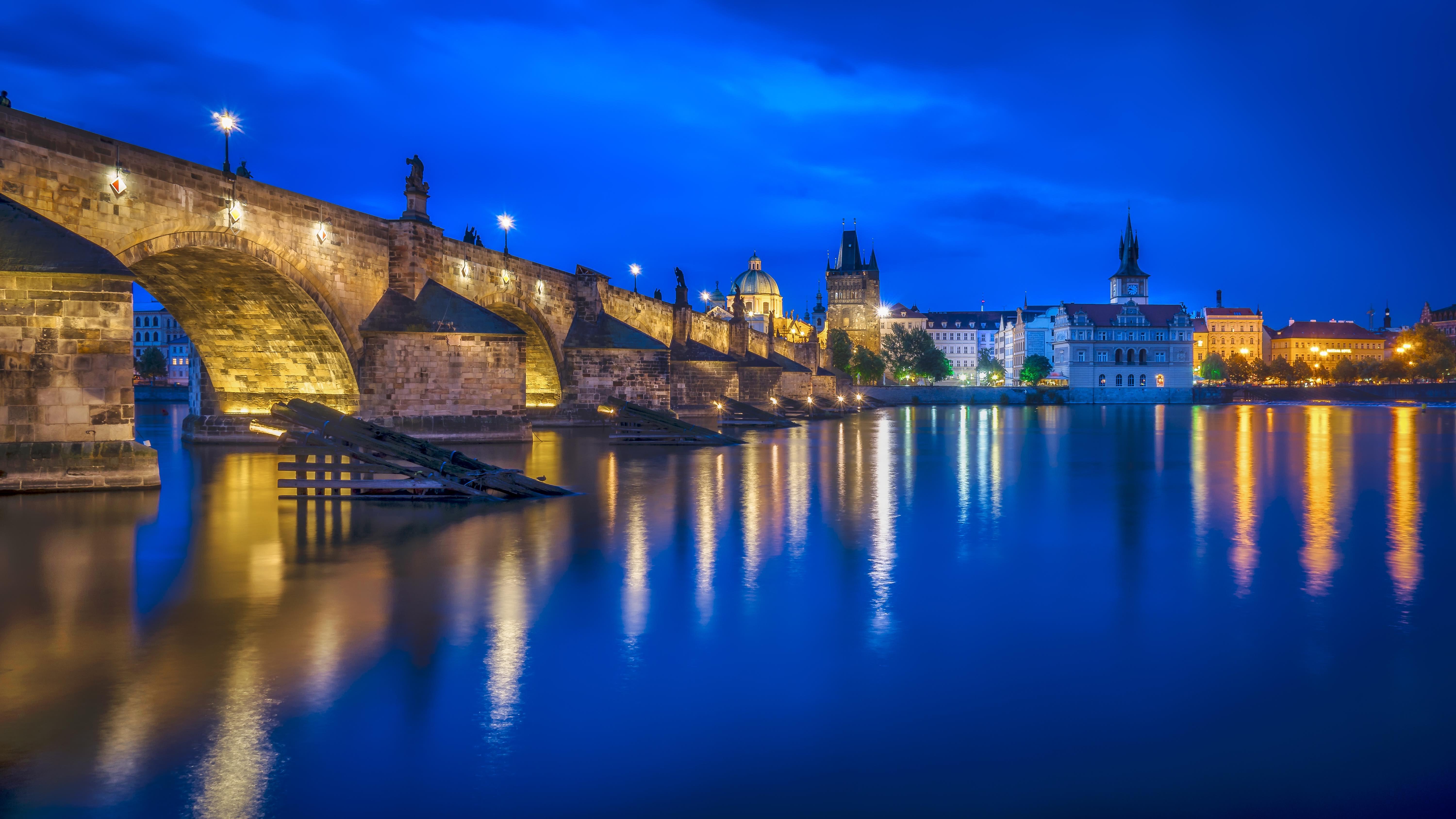 Free photo Wallpaper for Prague, Charles Bridge