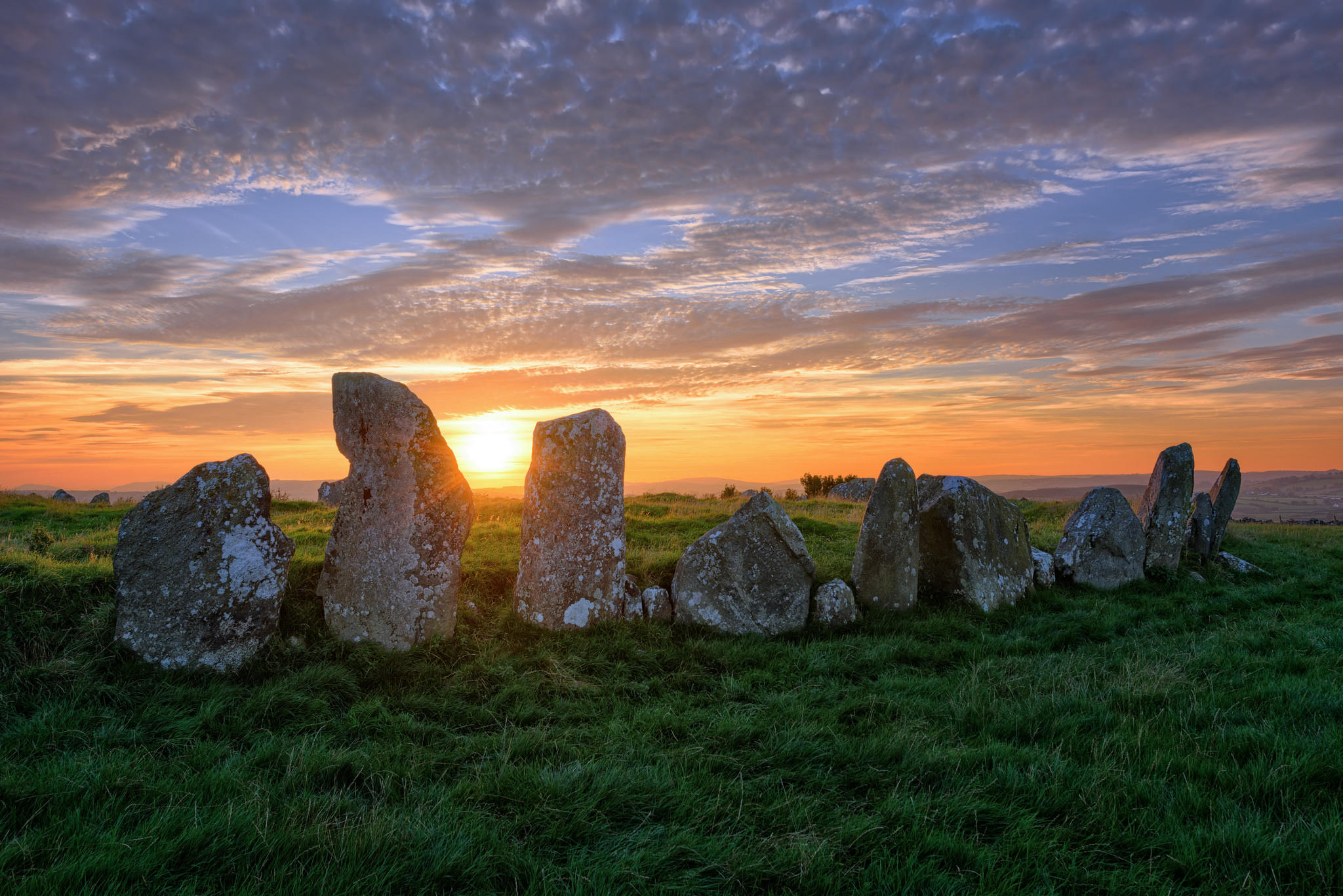 Wallpapers Beltany Ancient Standing Stone Circle Raphoe Co Donegal on the desktop