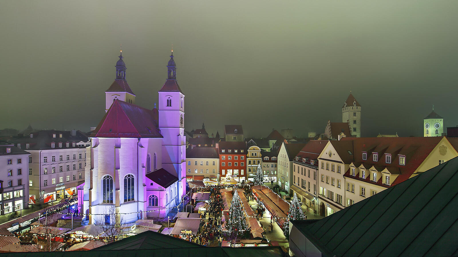 Wallpapers buildings Regensburg Bavaria on the desktop
