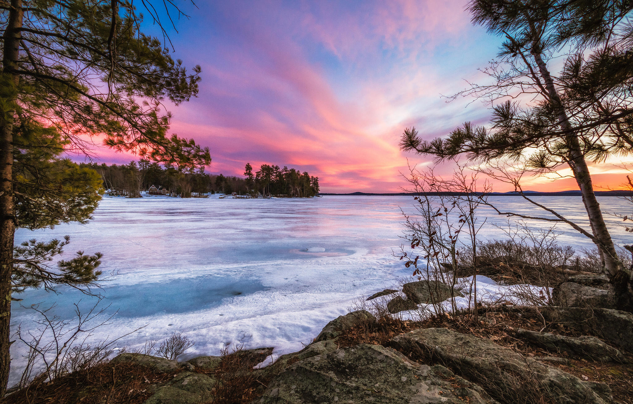 Photo free New Hampshire, New England, Lake Winnipesaukee