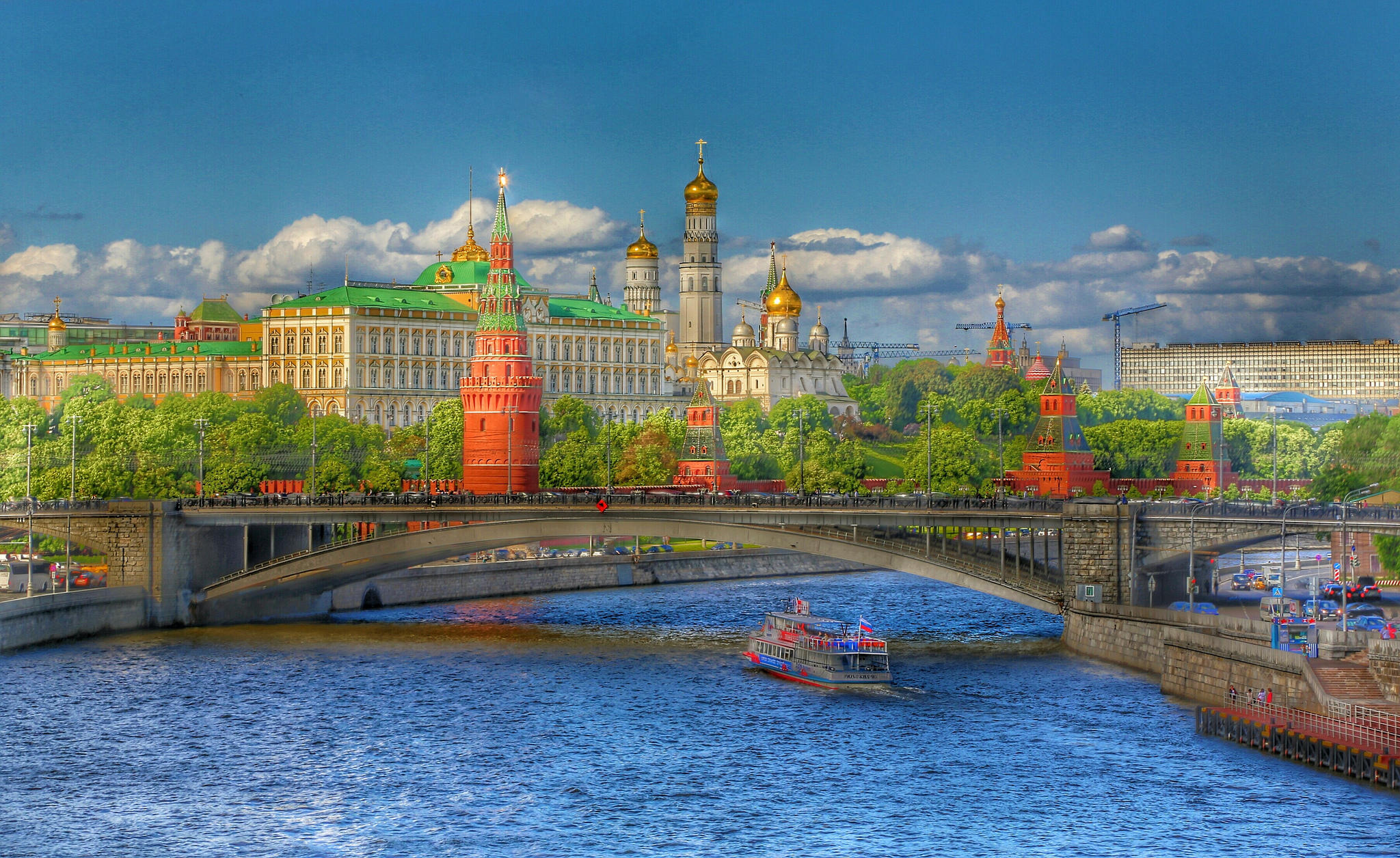 Обои красная площадь россия мост на рабочий стол