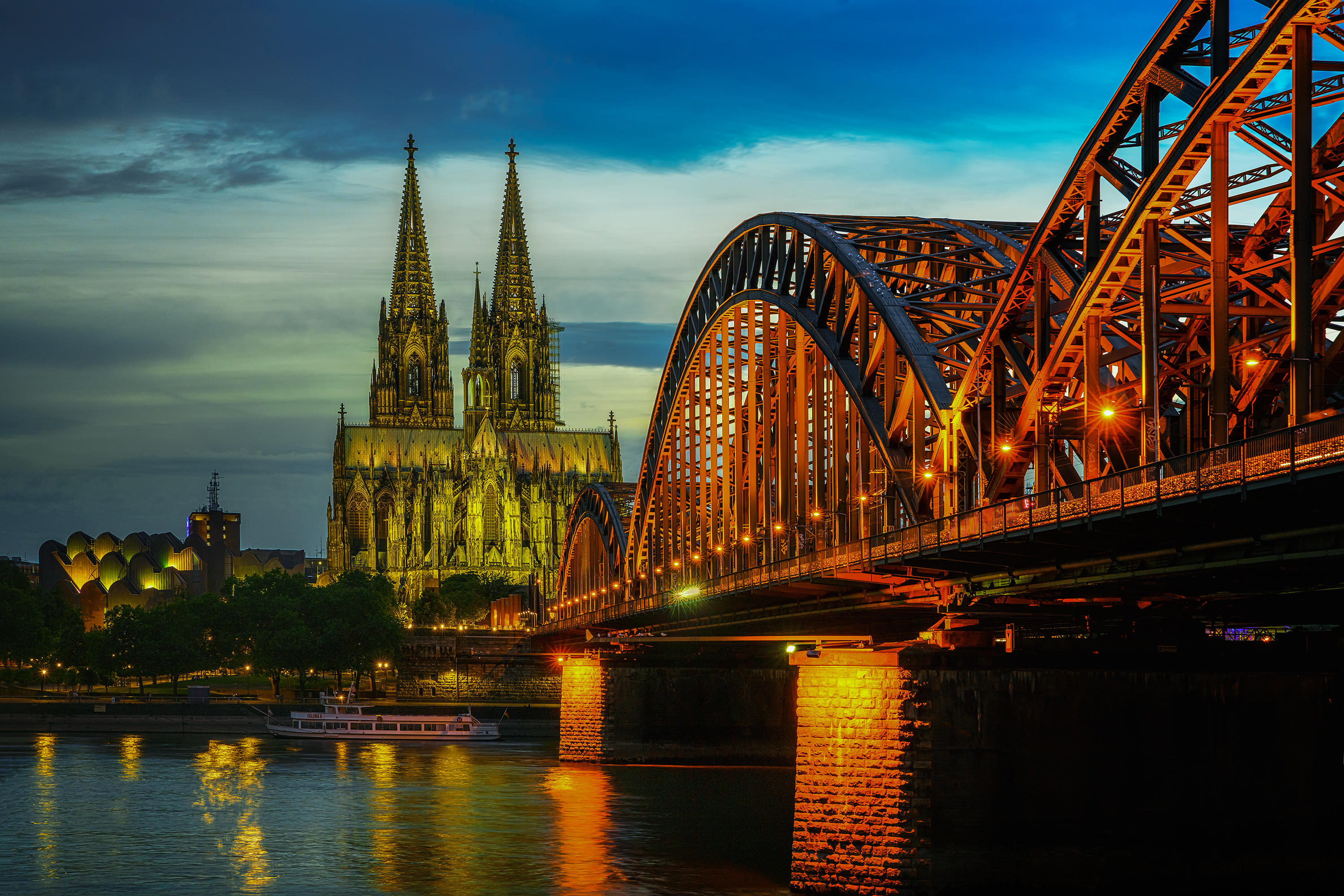 Wallpapers Cologne Most Hohenzollern on the desktop