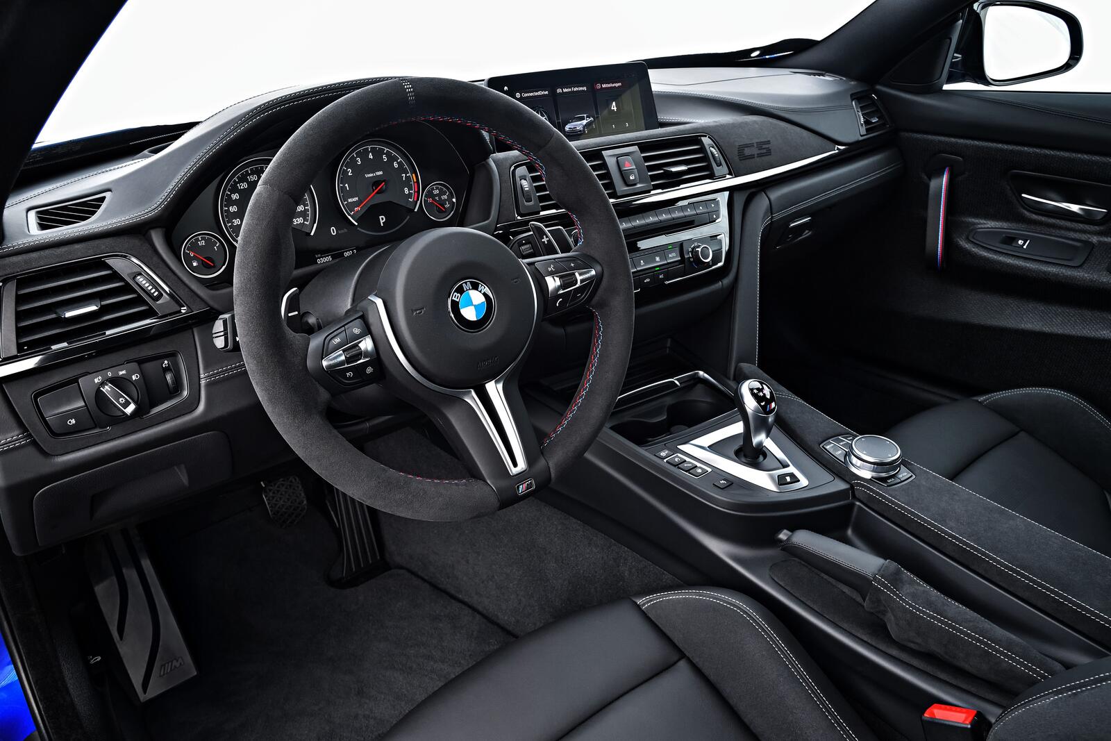 Wallpapers steering wheel machine BMW M4 CS on the desktop