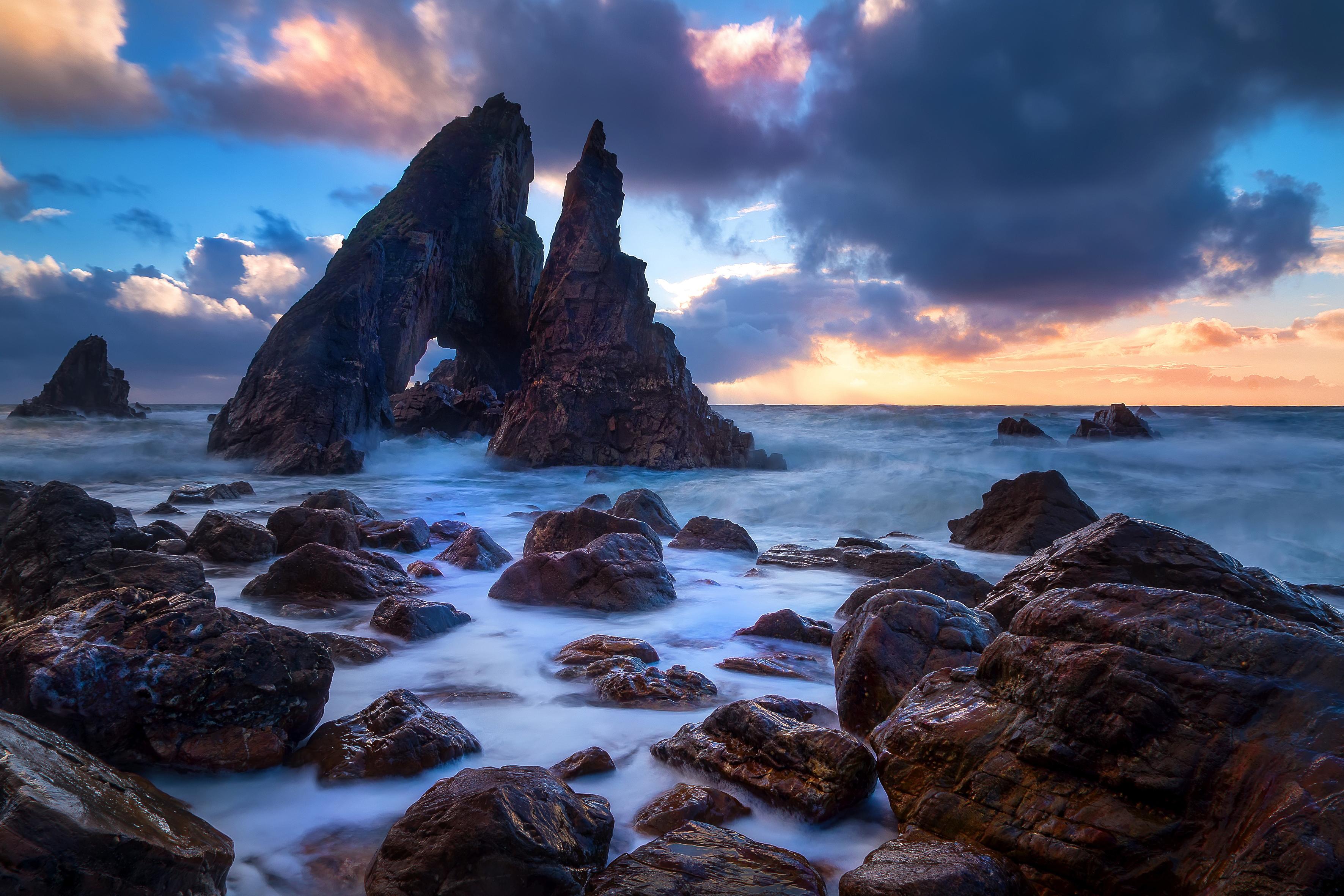 Фото бесплатно Ирландия, закат, море