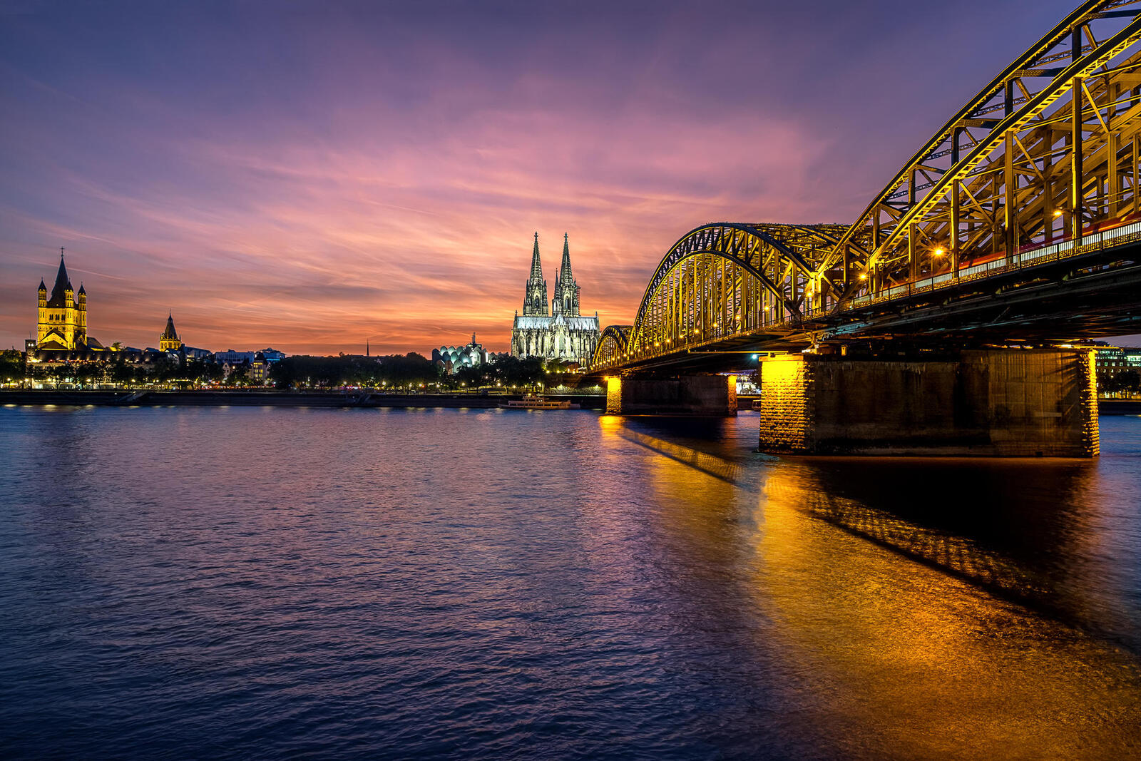 Wallpapers Cologne Germany bridge on the desktop
