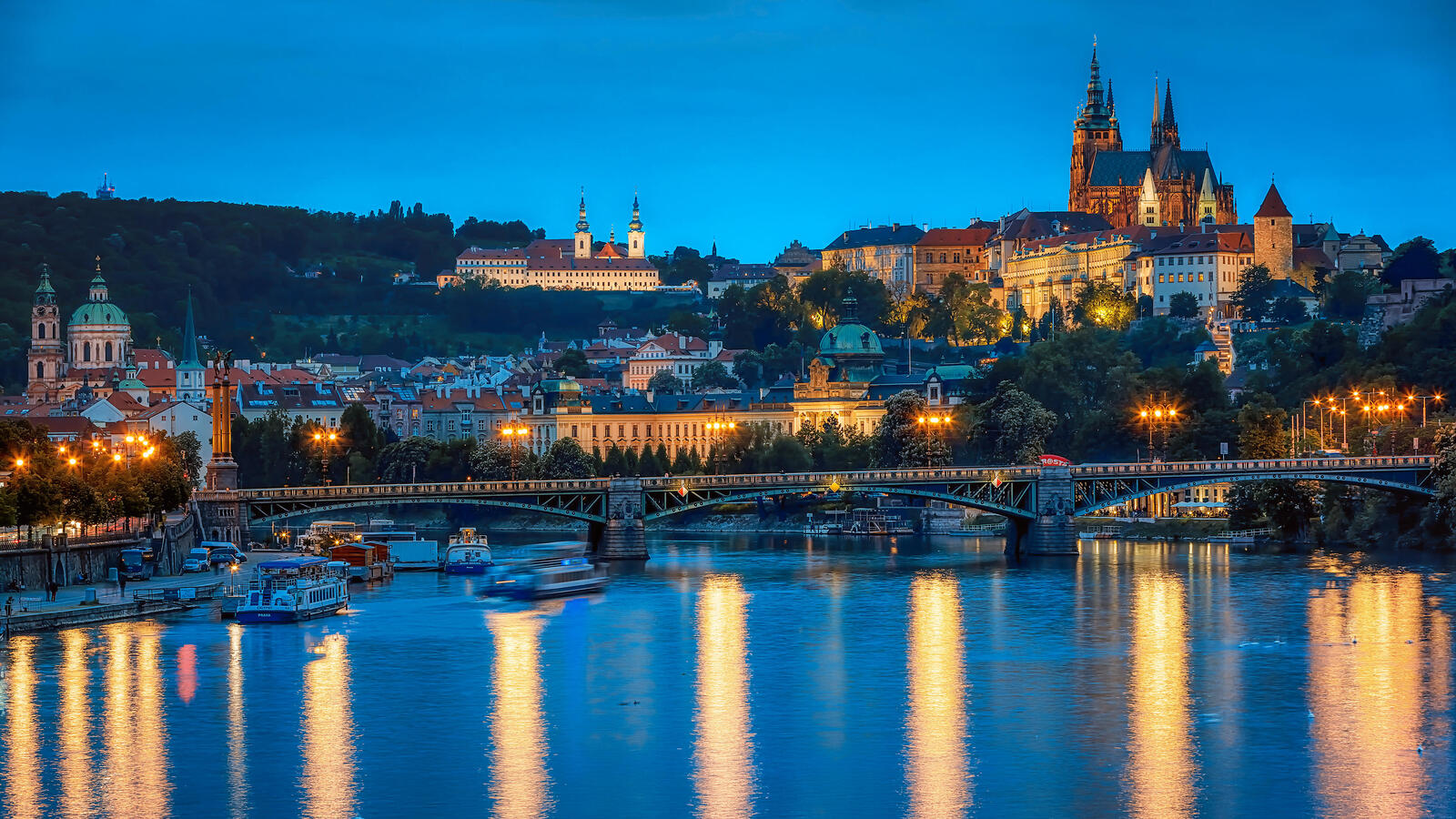 Wallpapers Prague Czech Republic at home by the water on the desktop