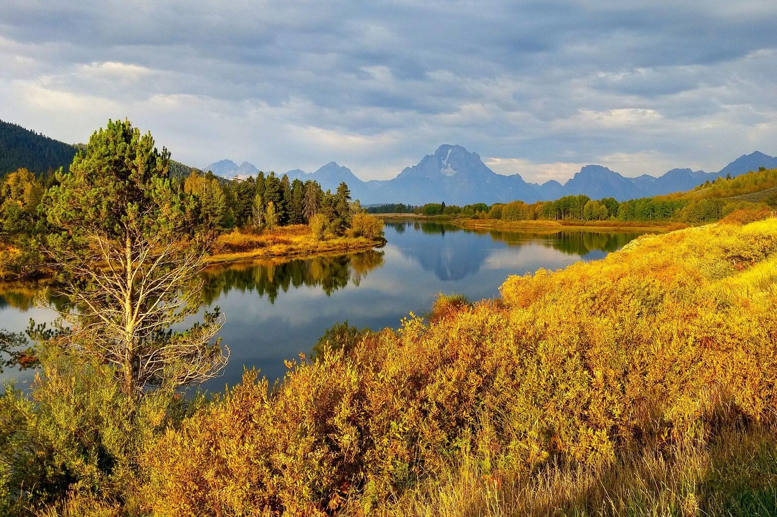 Wallpapers Grand Teton National Park Wyoming mountains on the desktop