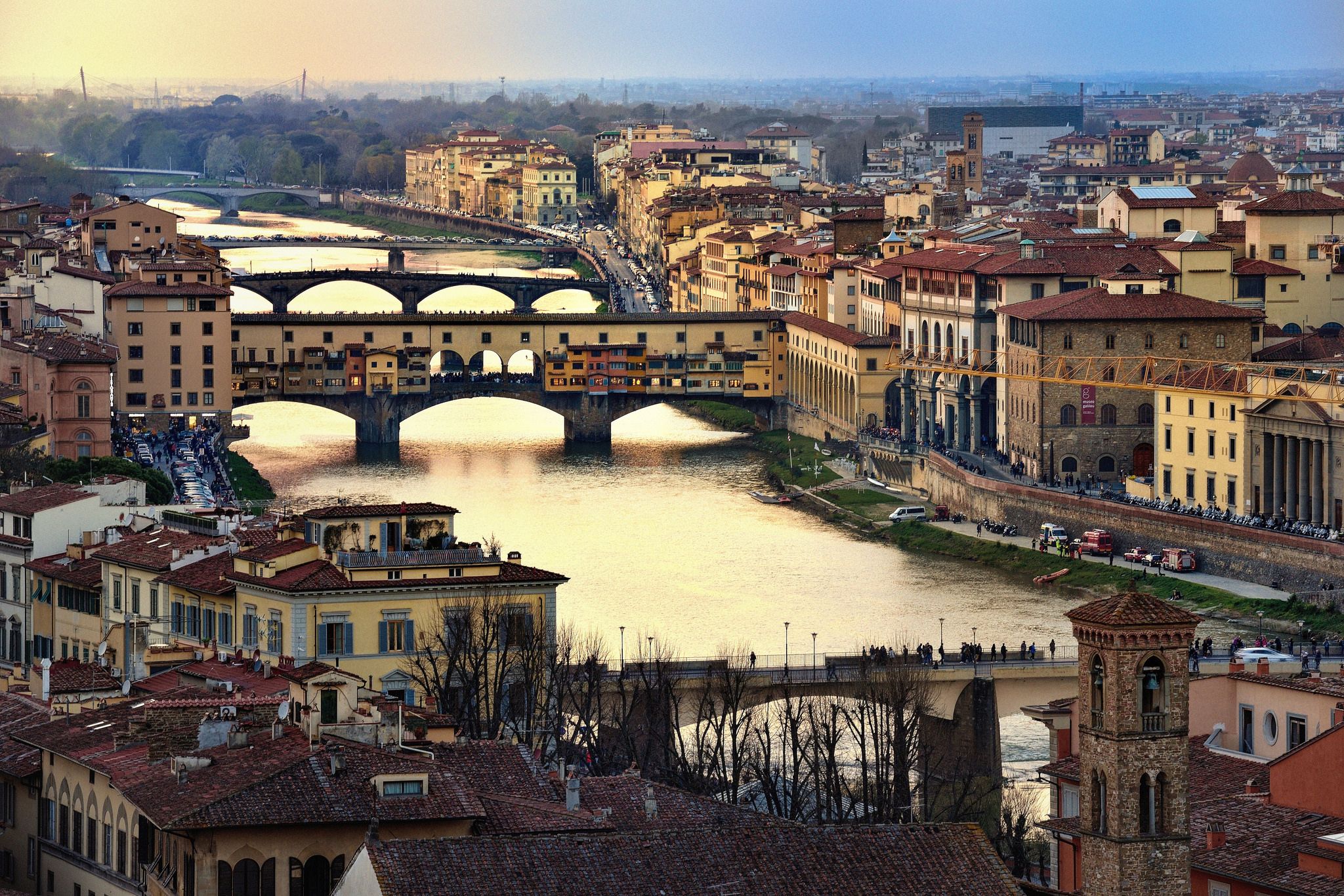 桌面上的壁纸ponte vecchio 佛罗伦萨 意大利