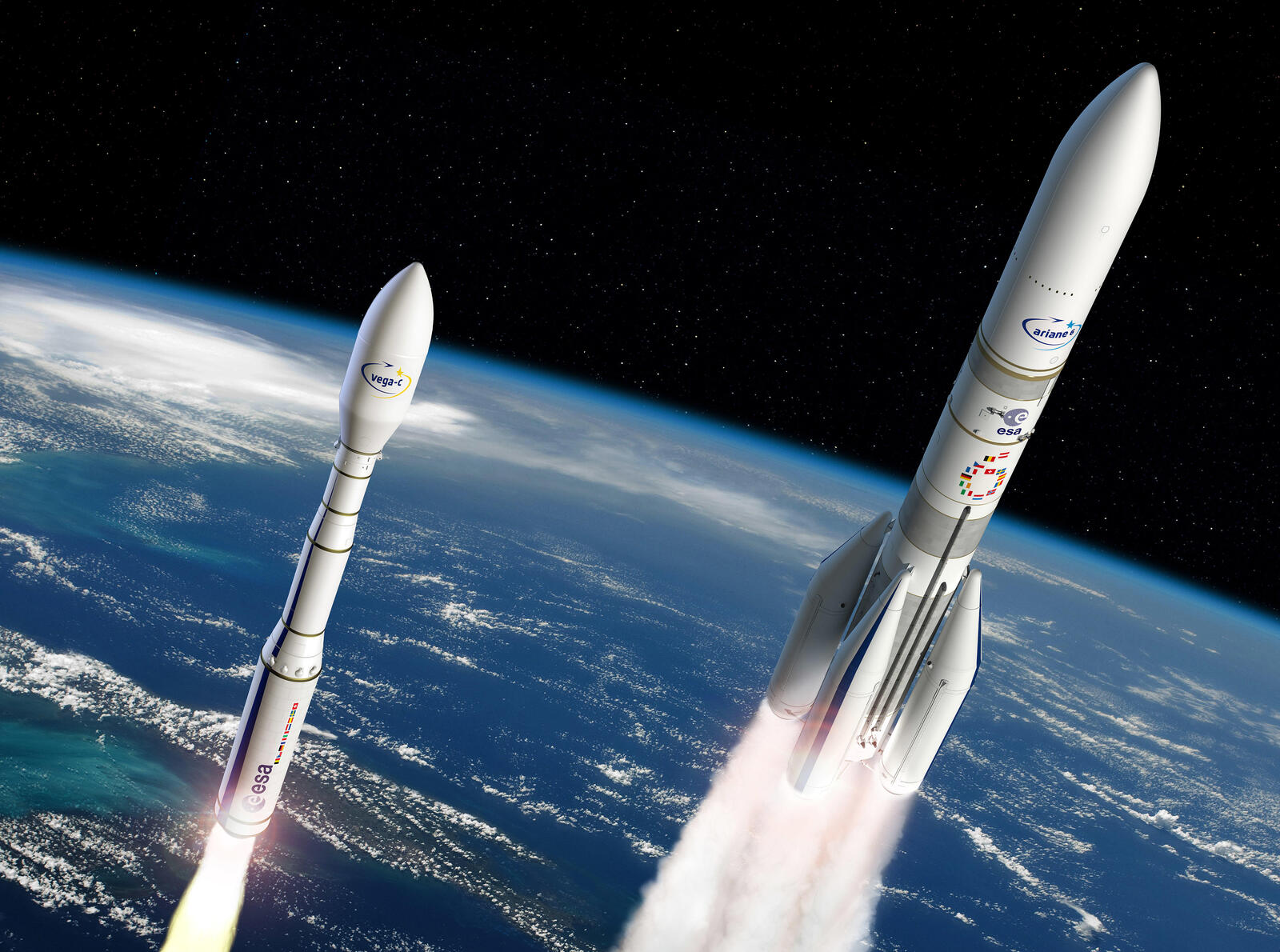 Обои ракета Ариан6 Ariane-6 на рабочий стол