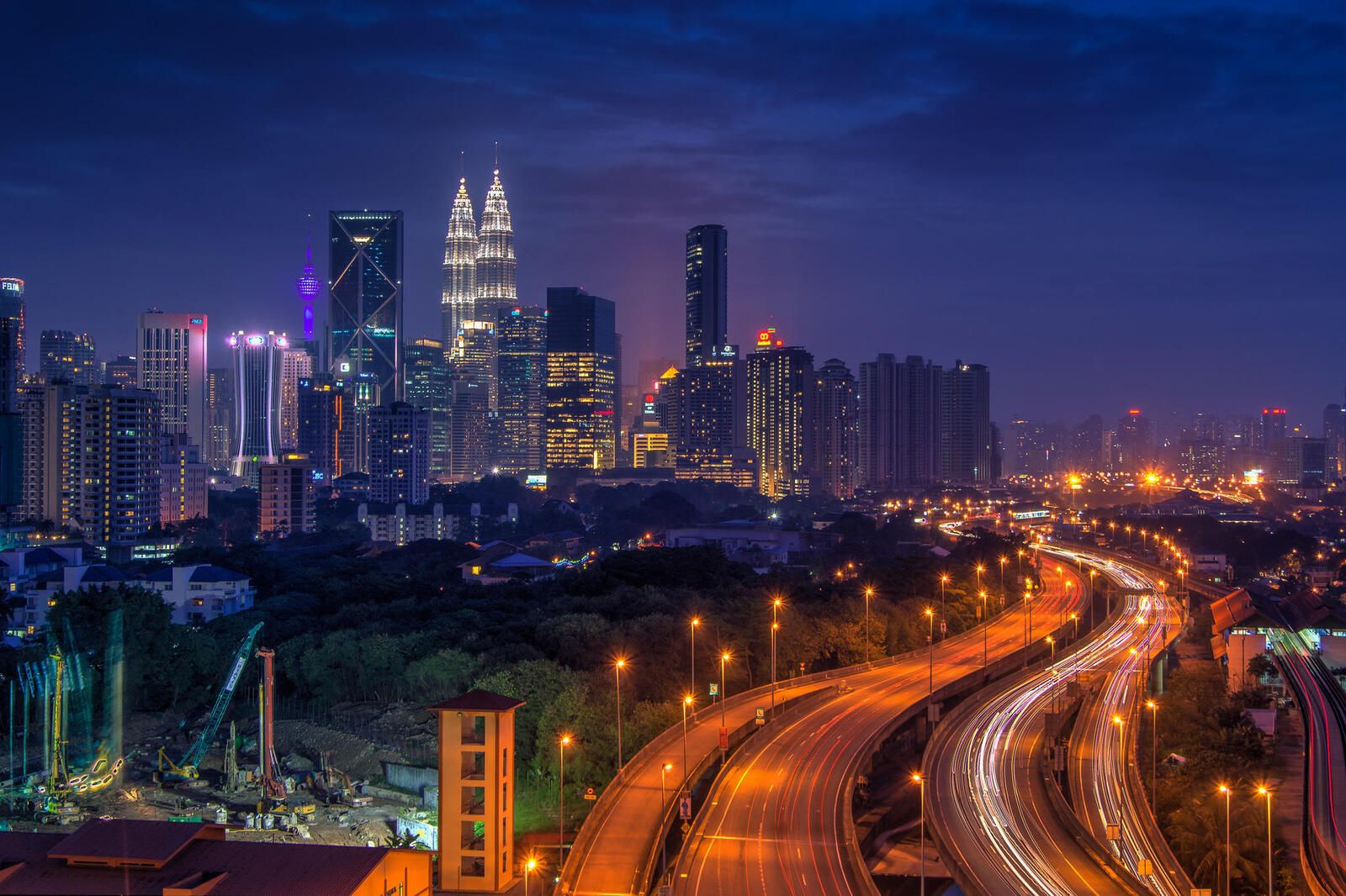 Обои Куала-Лумпур Малайзия город на рабочий стол