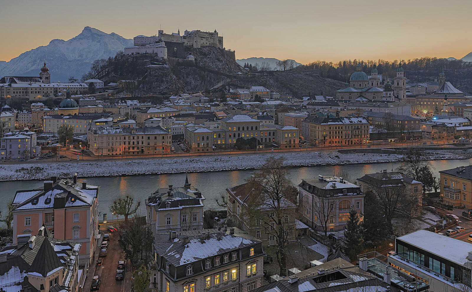 Wallpapers Salzburg Austria cityscape on the desktop