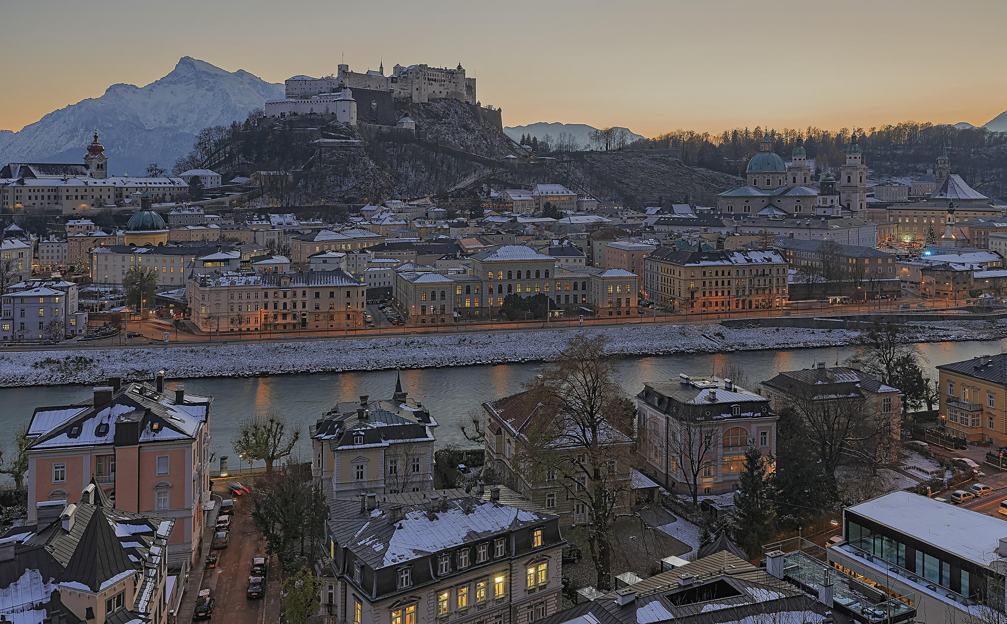 Wallpapers Salzburg Austria cityscape on the desktop