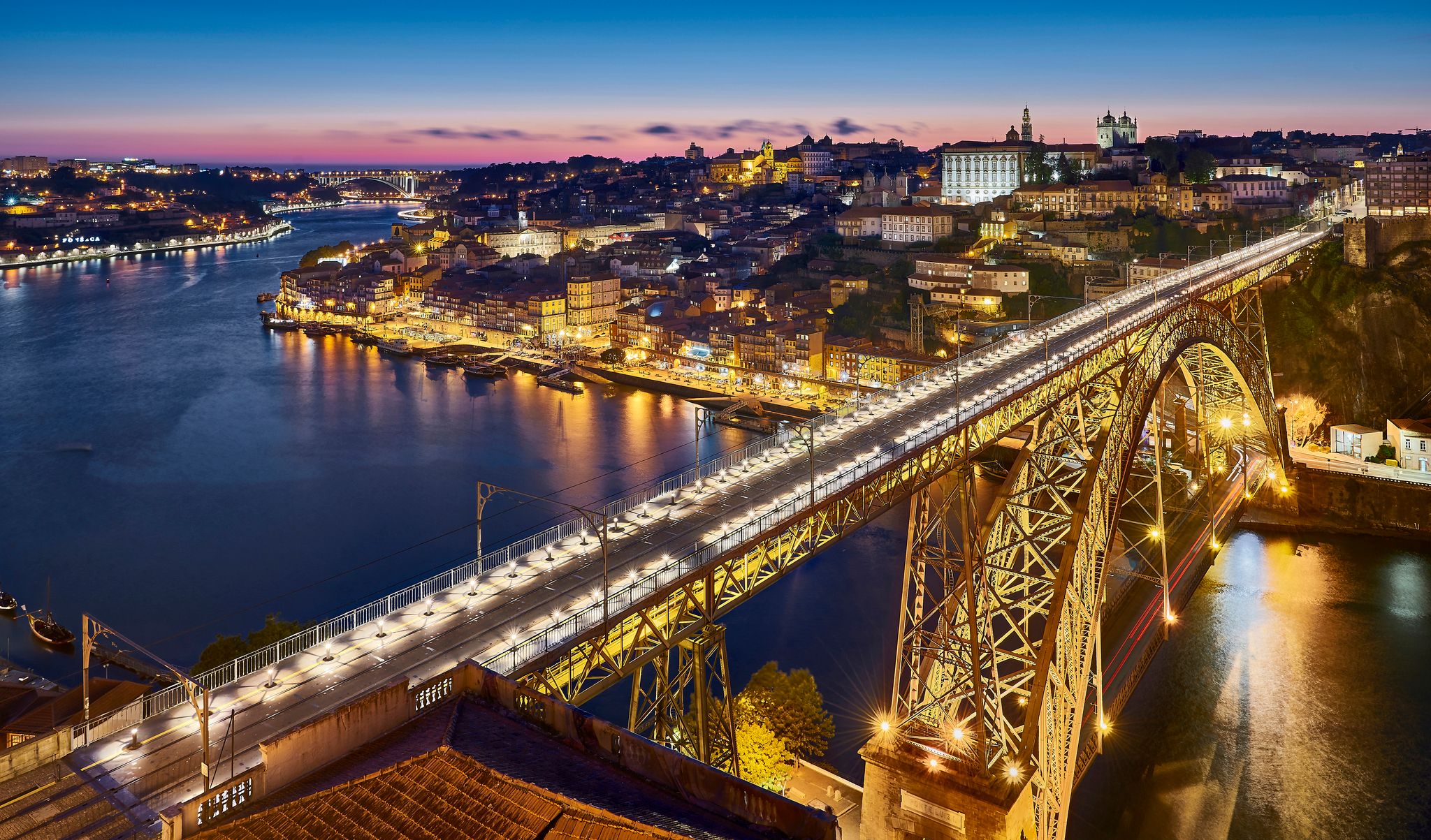 Обои мост Луис Porto Portugal на рабочий стол