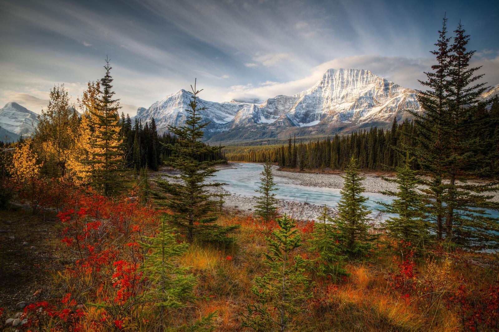 Обои Jasper National Park Canada осень на рабочий стол