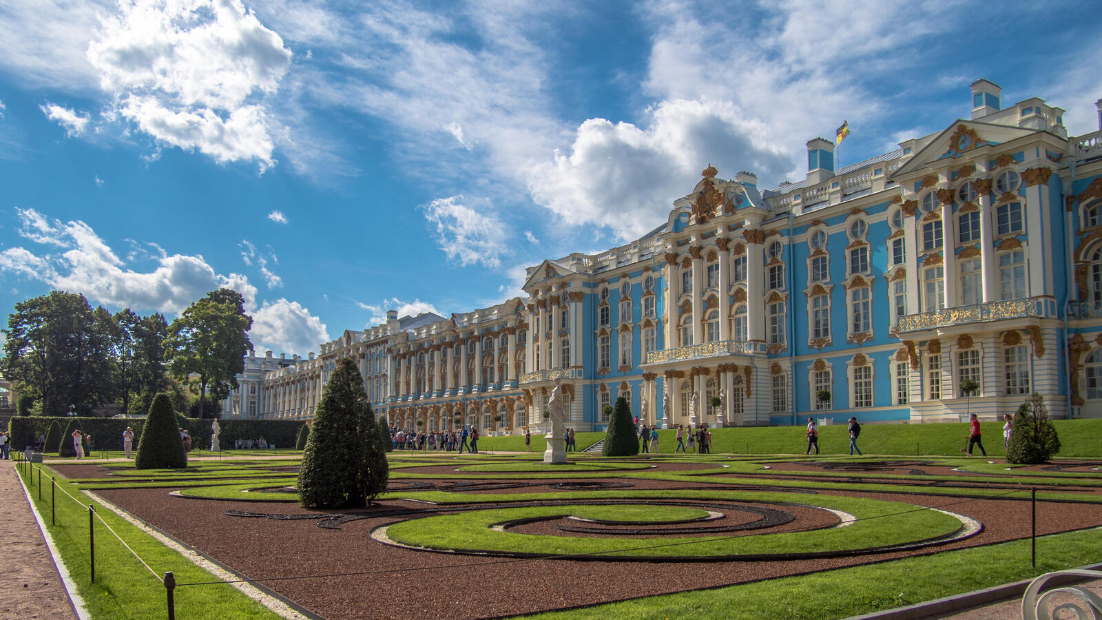 Обои The Catherine palace Tsarskoye Selo St Petersburg на рабочий стол
