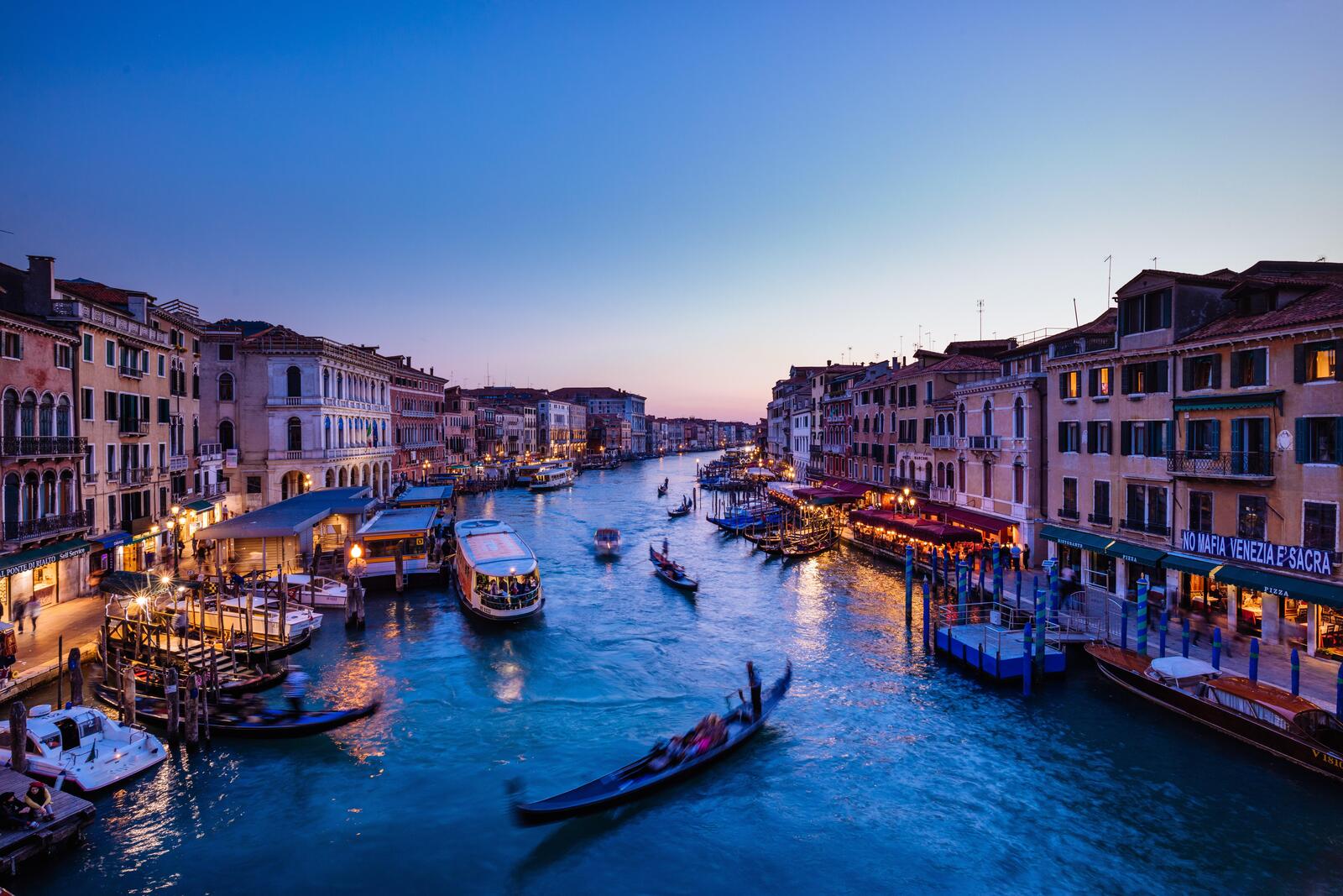 Wallpapers city Italy the Grand canal on the desktop