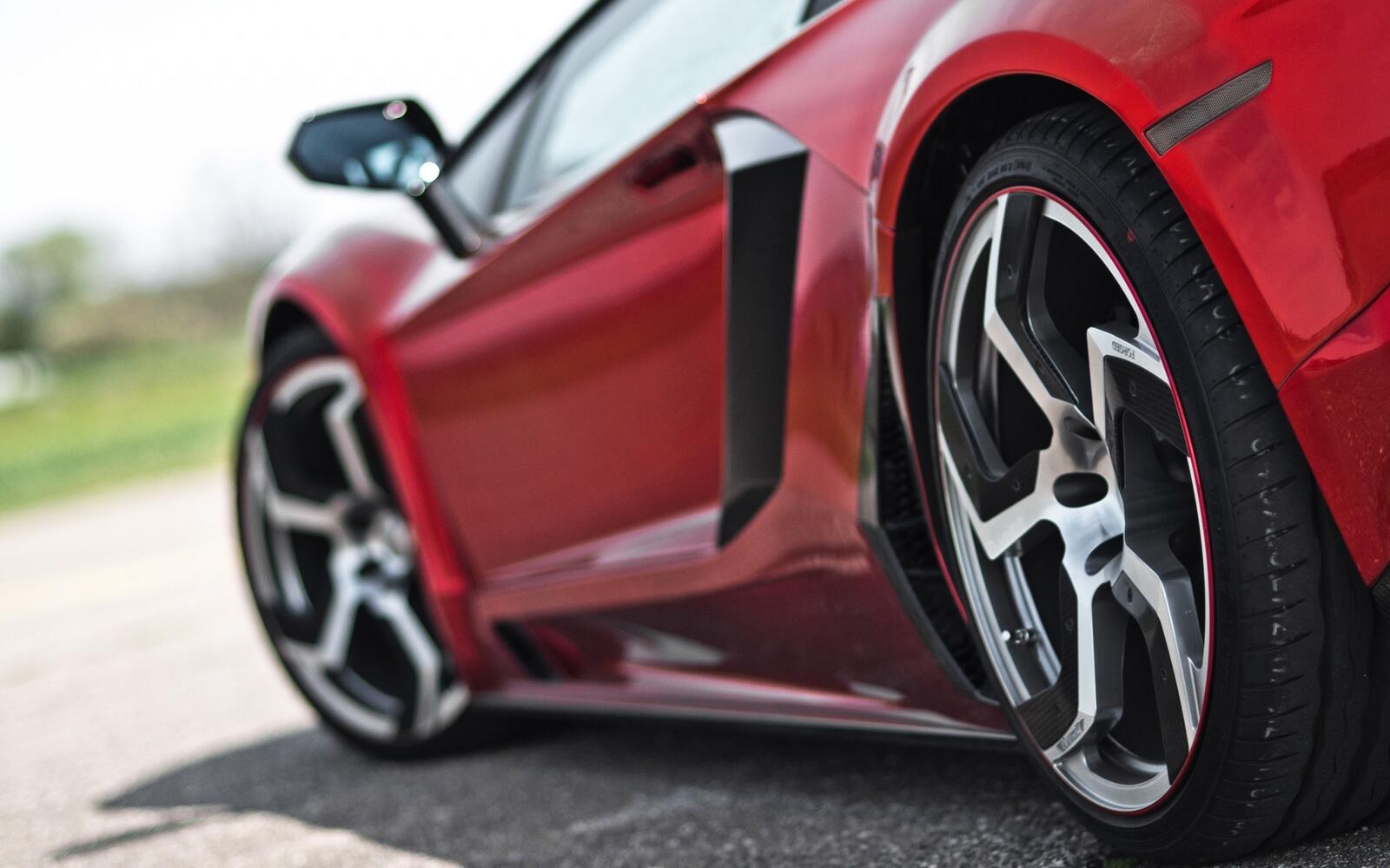 Wallpapers Lamborghini cars wheels on the desktop