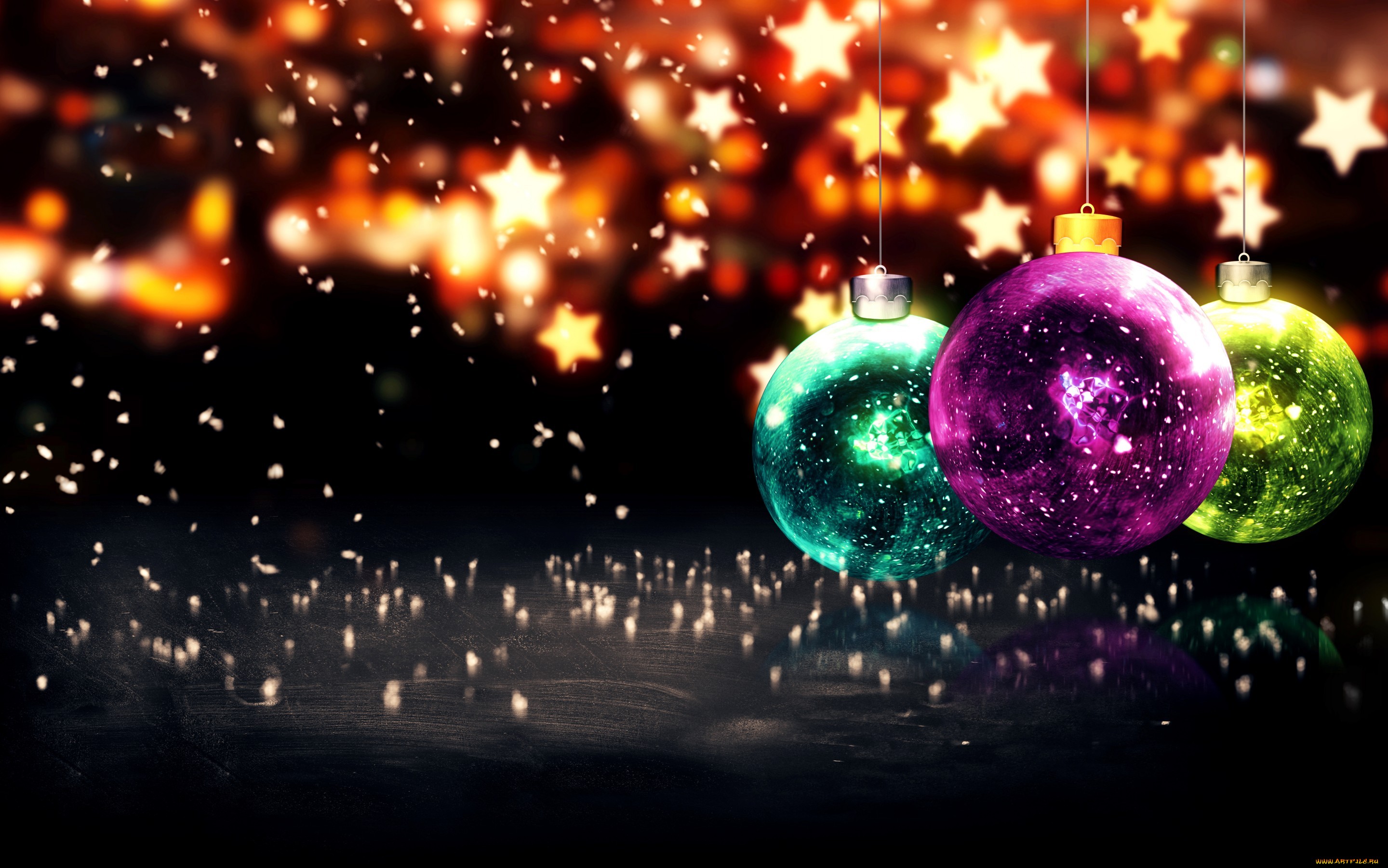 Wallpapers new years toys christmas balls christmas decorations on the desktop