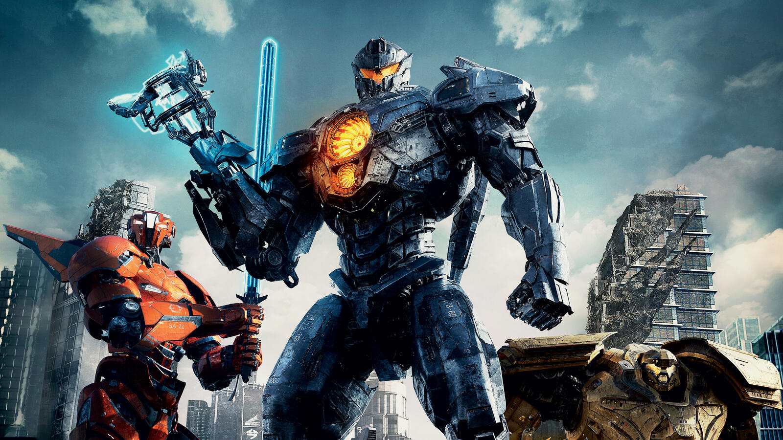 Wallpapers Pacific rim the jaegers city on the desktop