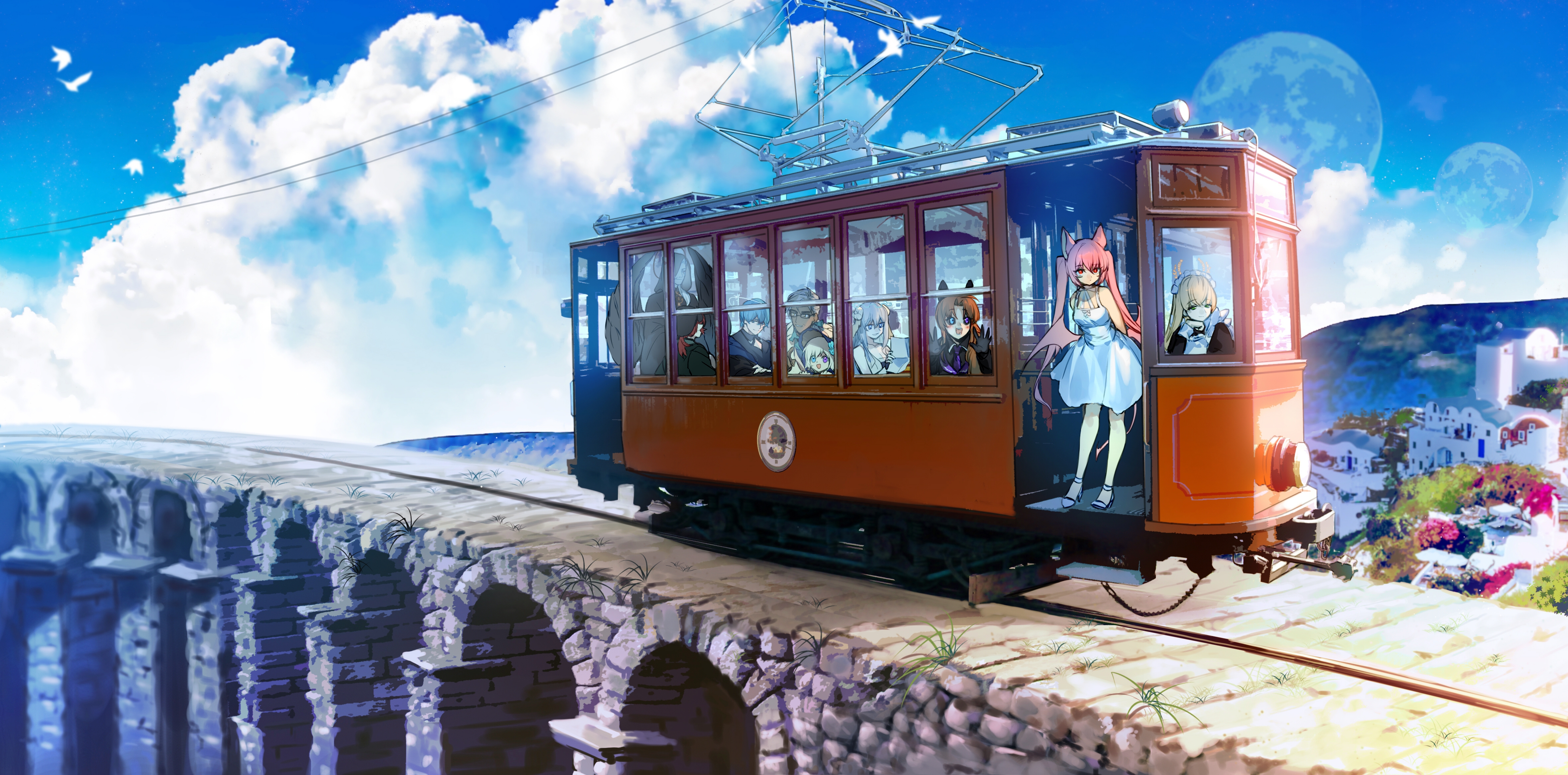 Трамвай из аниме
