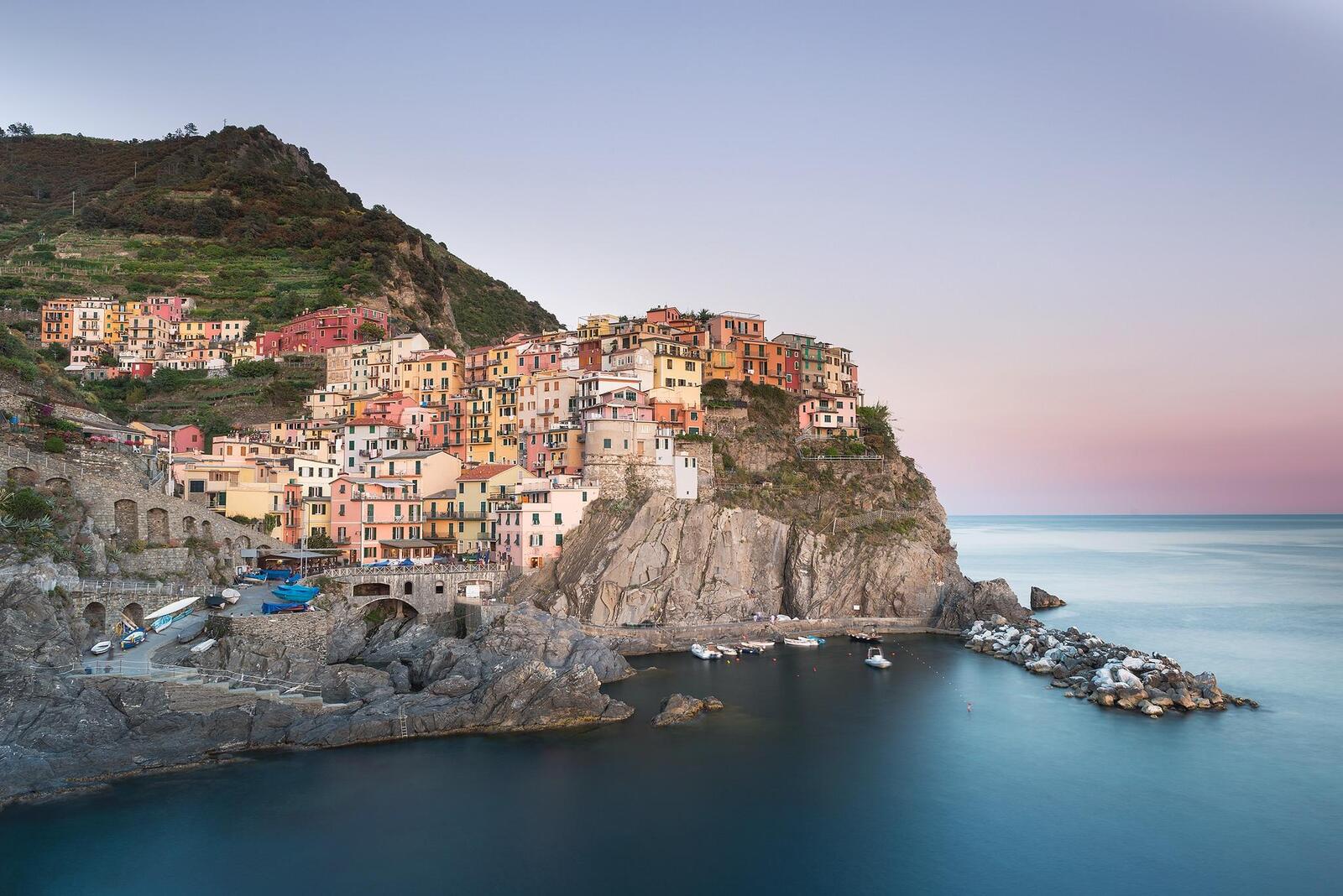 Free photo Beautiful wallpapers chinque terre, manarola on your phone