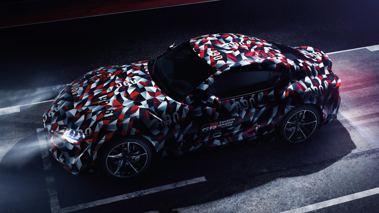 Wallpapers coupe supercar camouflage on the desktop
