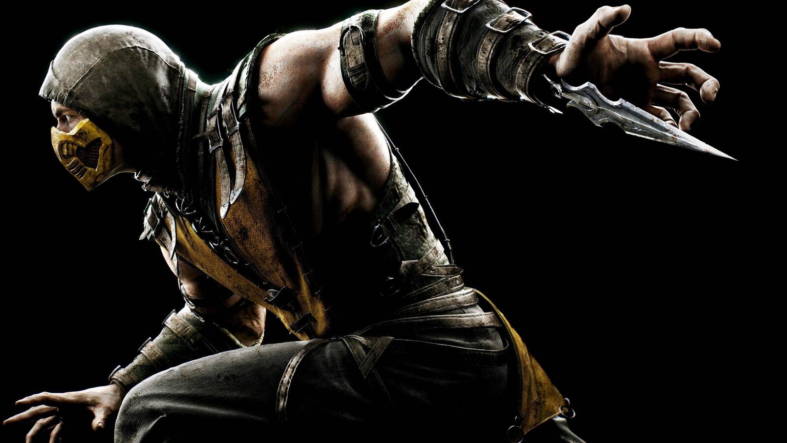 Обои Mortal Kombat скорпион игры для Xbox на рабочий стол