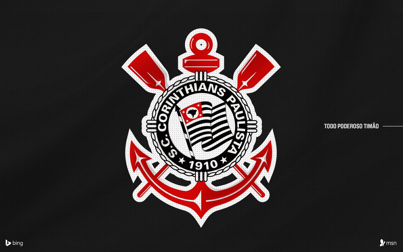 Wallpapers brand Corinthians logo on the desktop