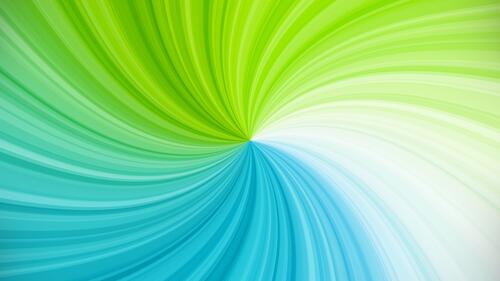 Green swirl abstraction