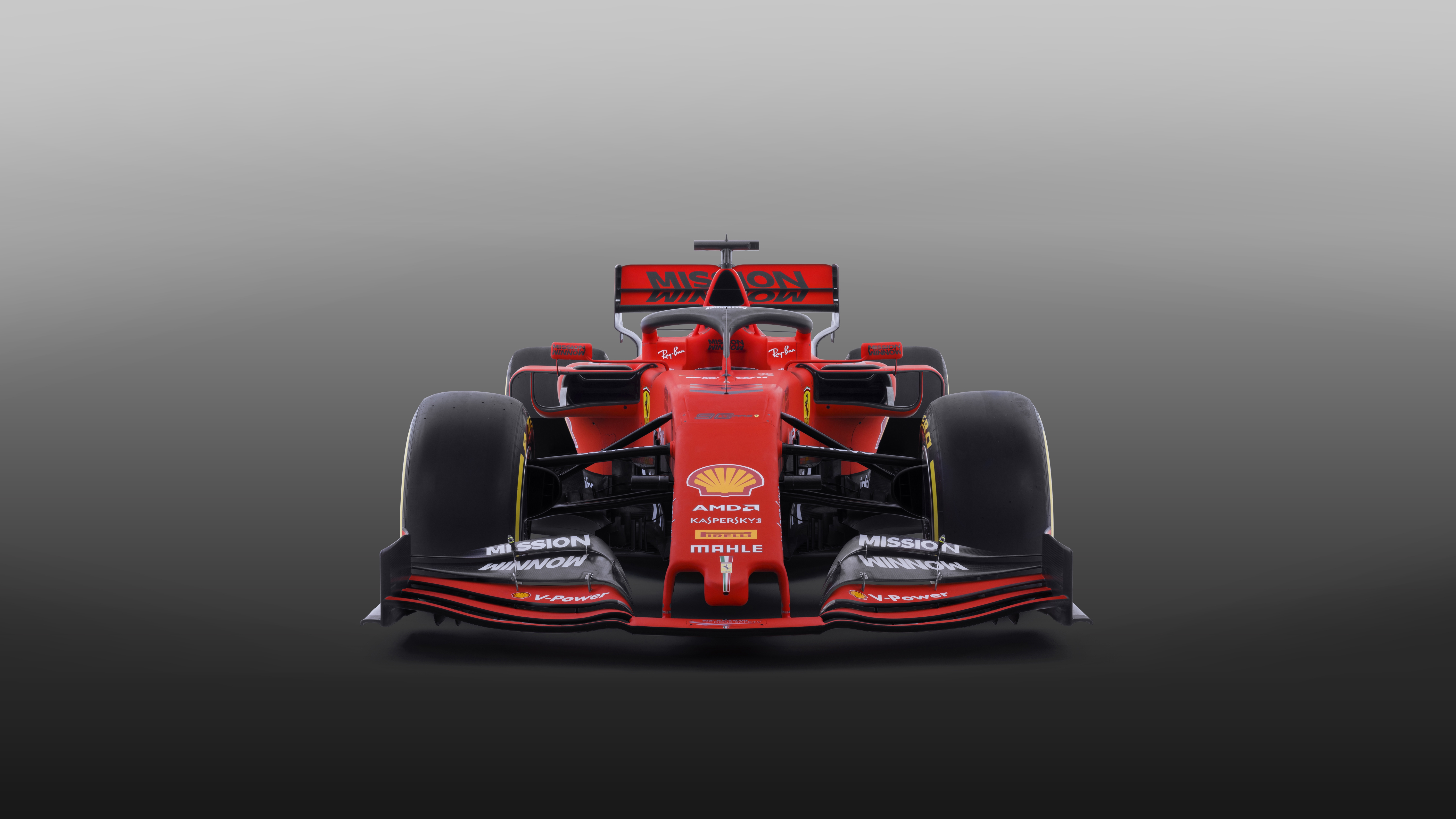 Wallpapers red wallpaper ferrari sf90 front view on the desktop