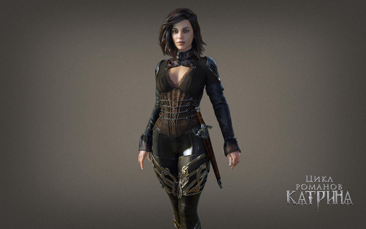 Fantasy and fantasy, mercenary Katrina Vellkat