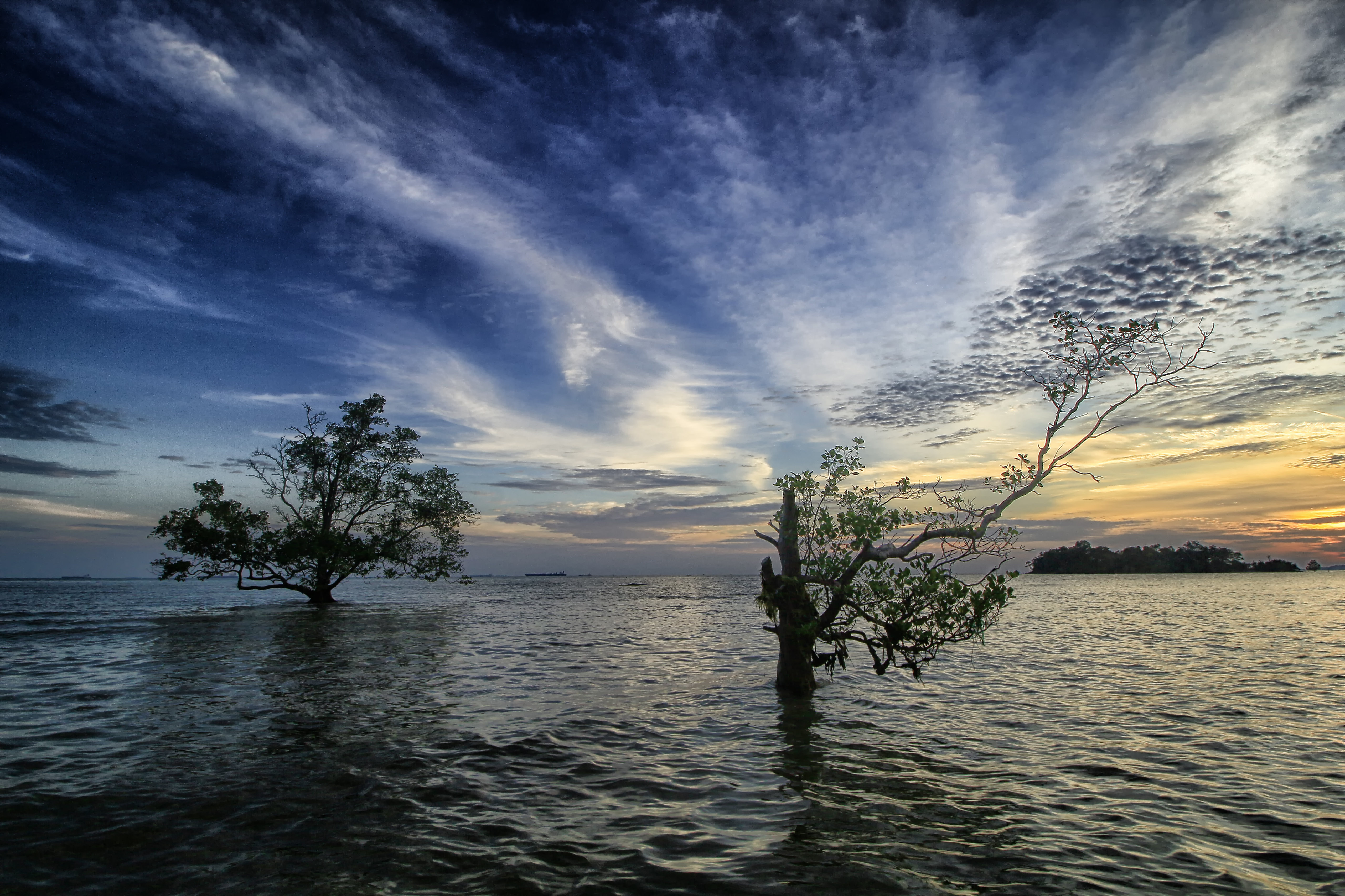 Фото бесплатно Залив гонг, Малакка, Малайзия