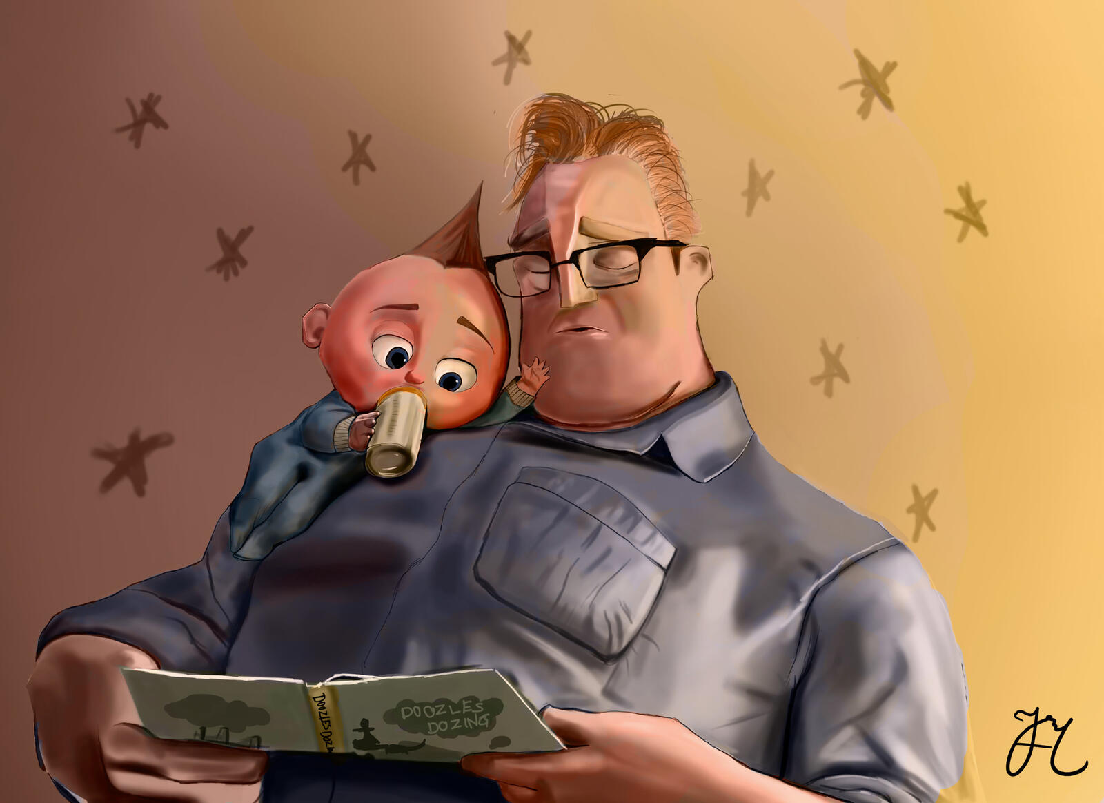 Wallpapers artist The Incredibles 2 movies on the desktop