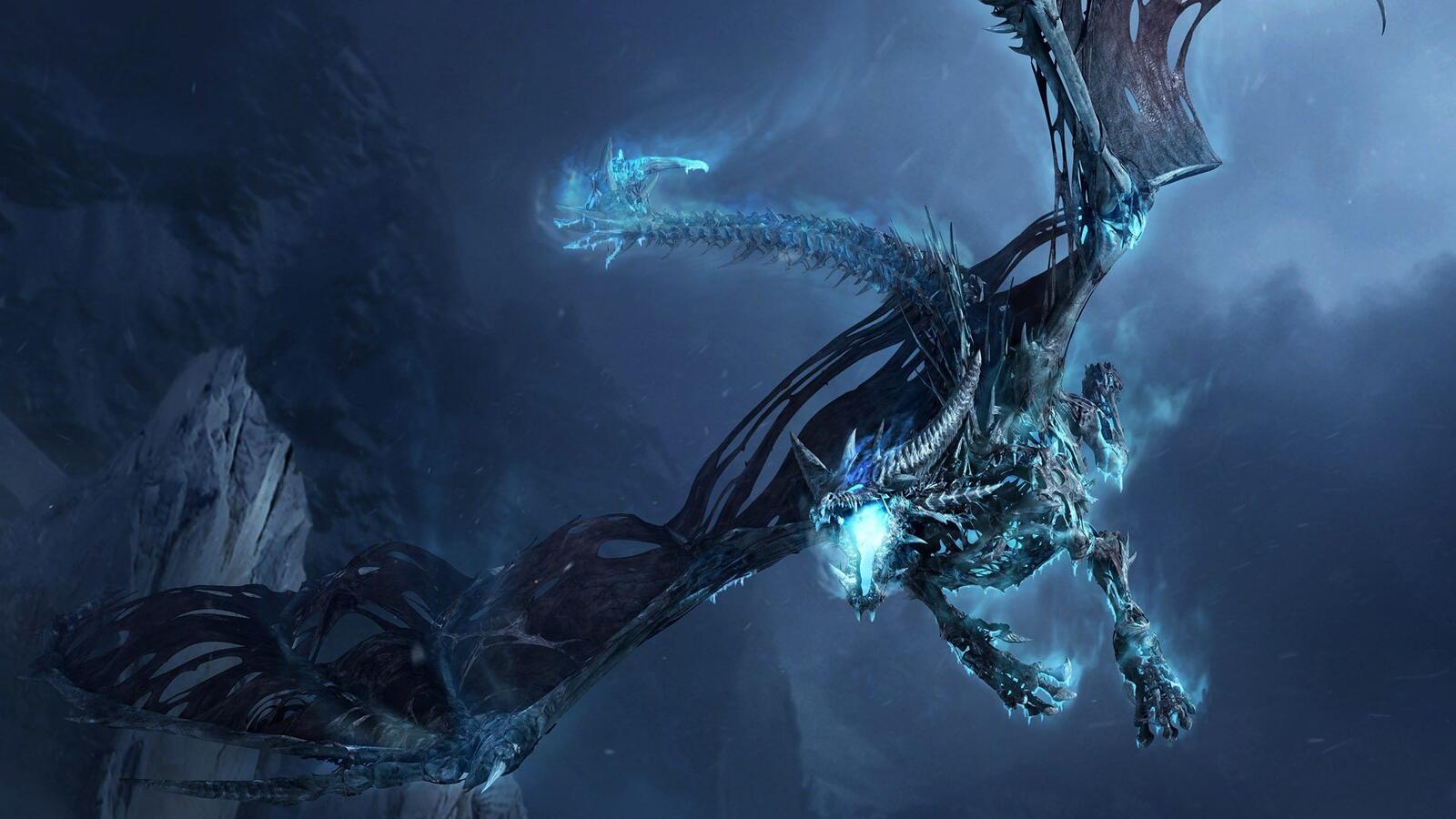 Wallpapers World Of Warcraft games dragon on the desktop