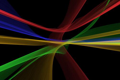 Wavy lines colorful