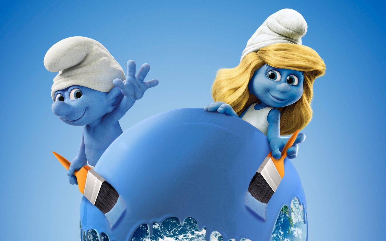 Wallpapers Smurfs animated movies 2017 Movies on the desktop