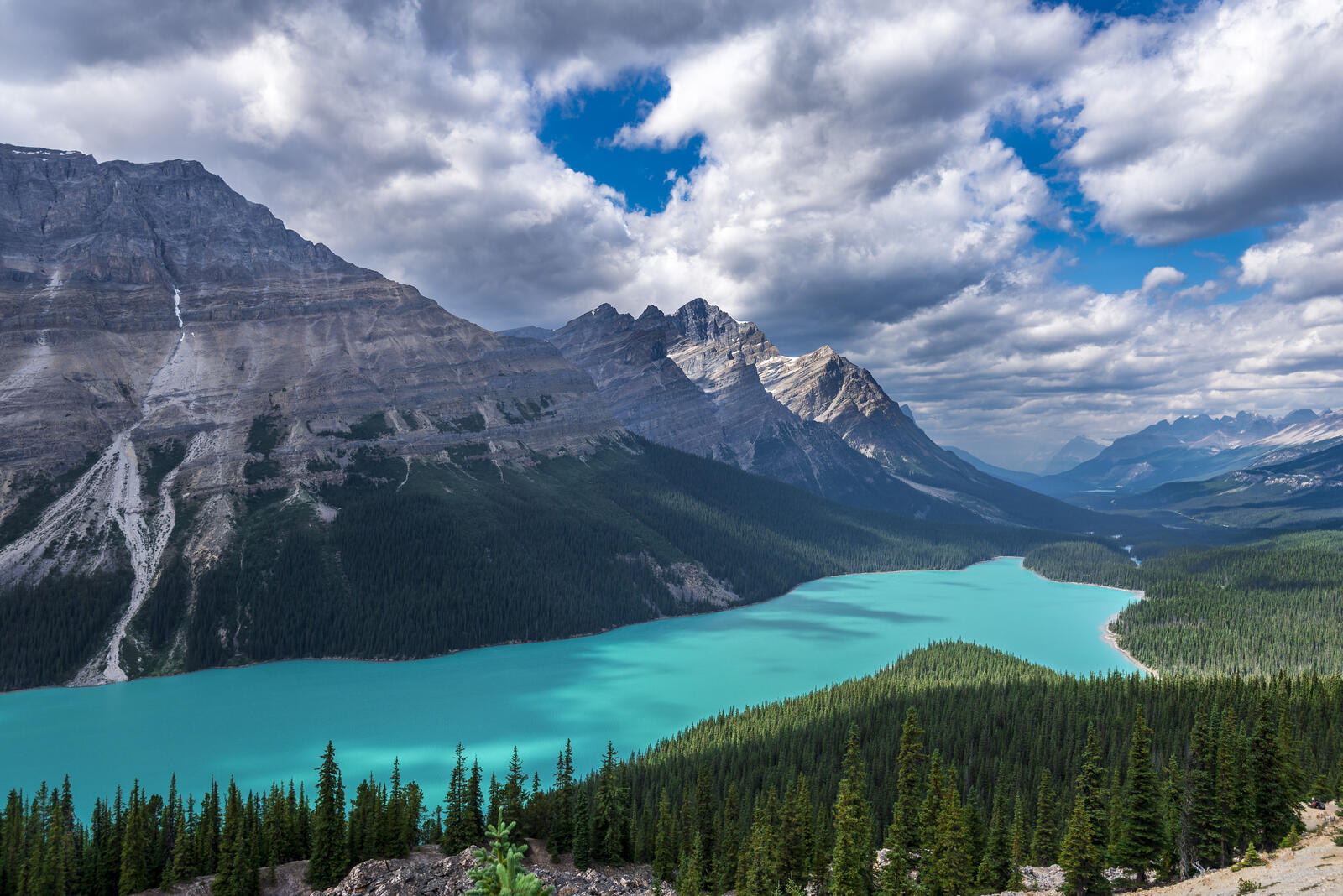 Wallpapers mountains Banff National Park landscape on the desktop