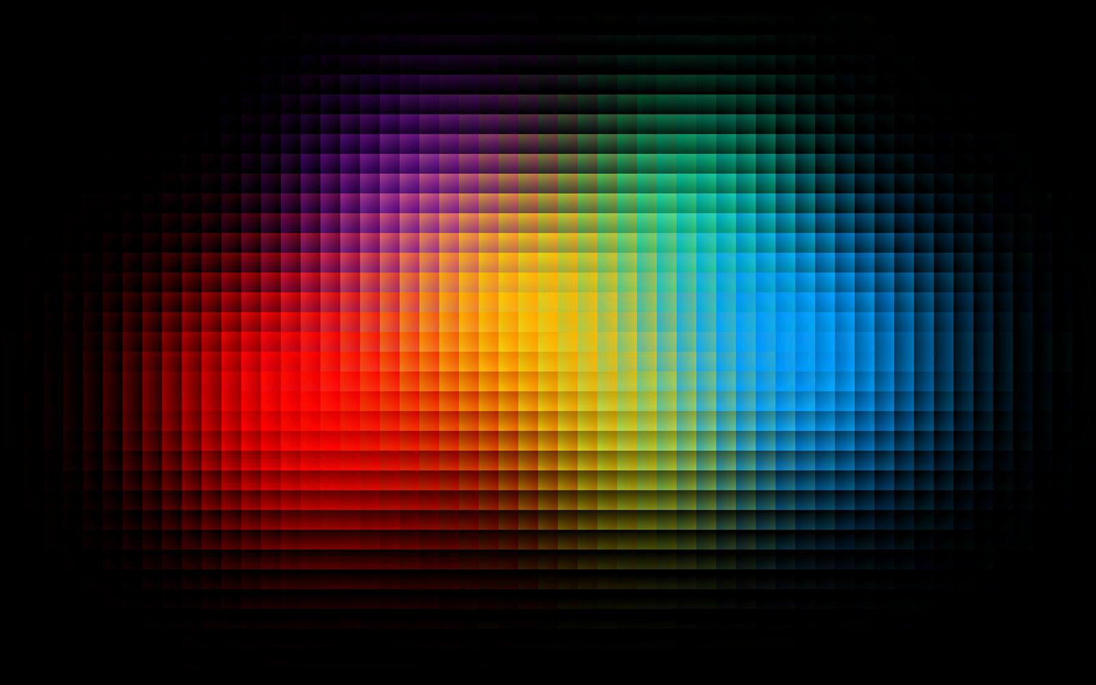 Wallpapers pixels shapes colorful on the desktop