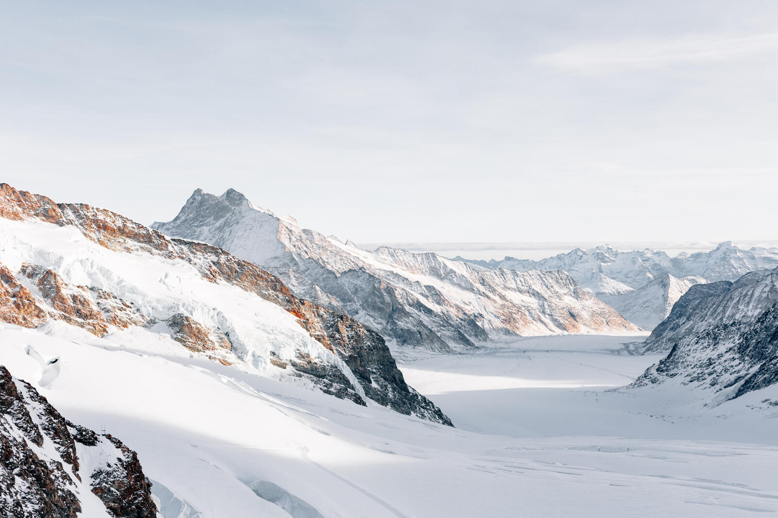 Wallpapers winter sport mountainous landforms ski touring on the desktop