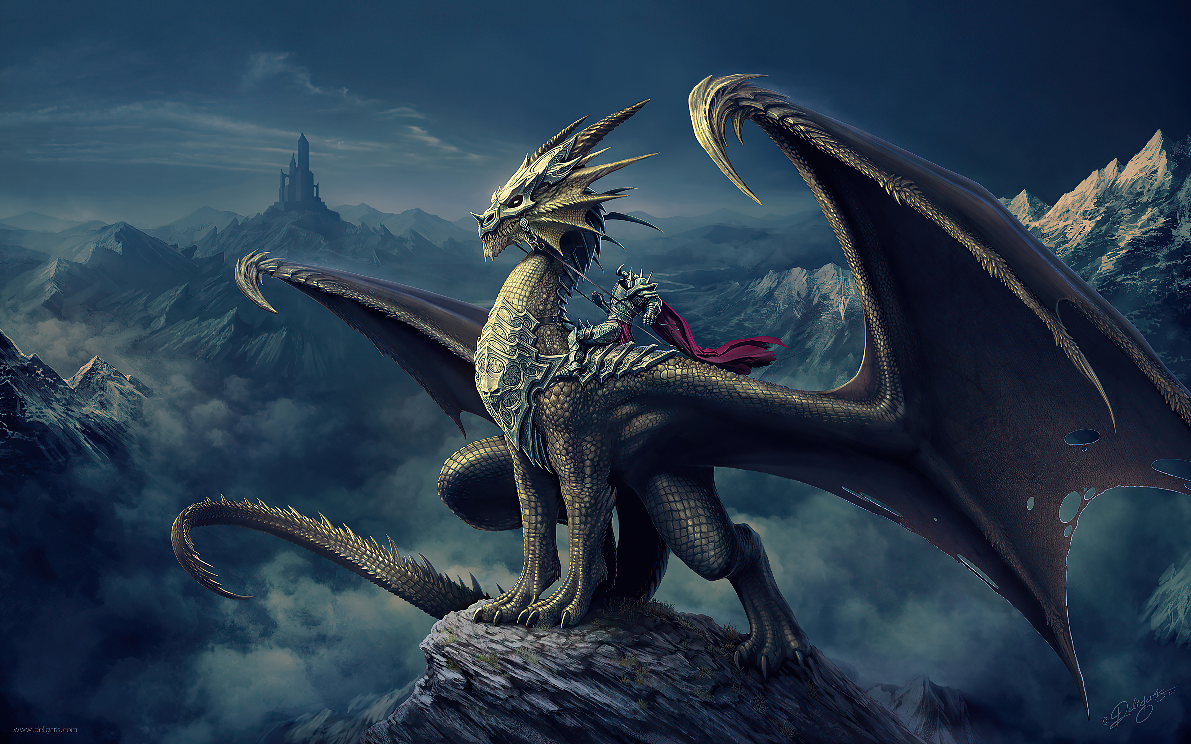 Фото цифровое искусство дракон произведение искусства - бесплатные картинки на Fonwall