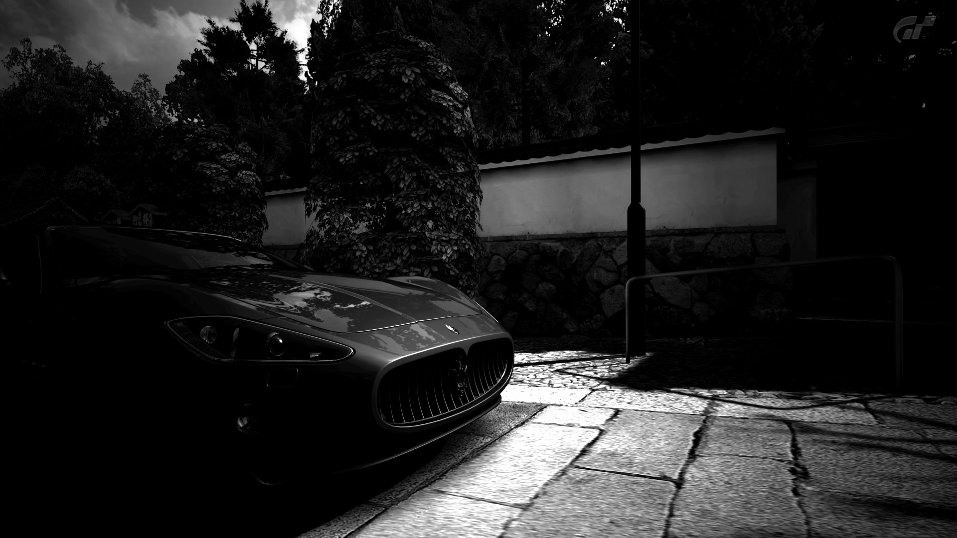 Photo free Maserati, car, monochrome