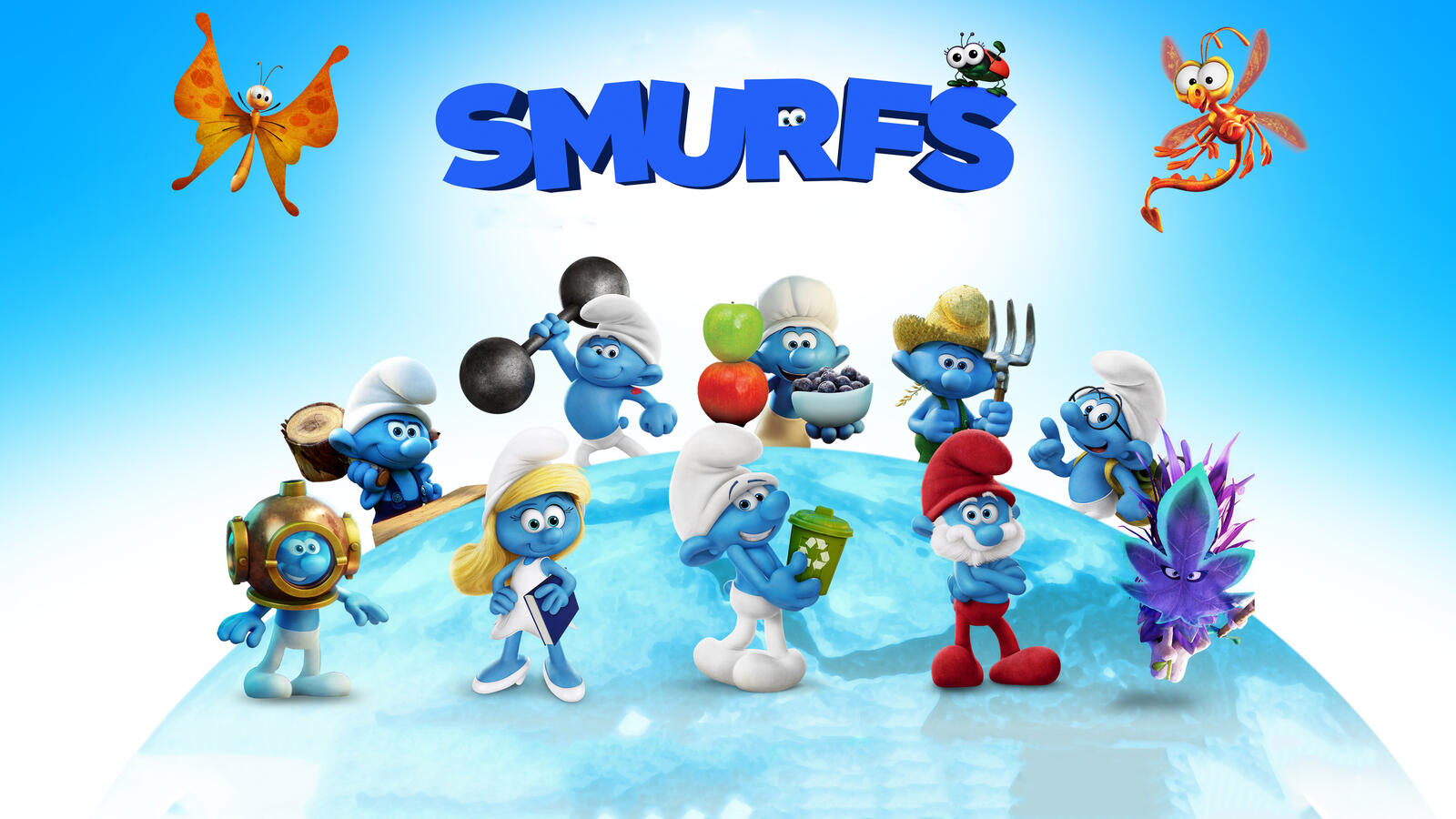 Wallpapers Smurfs The Lost Village Smurfs 2017 Movies on the desktop