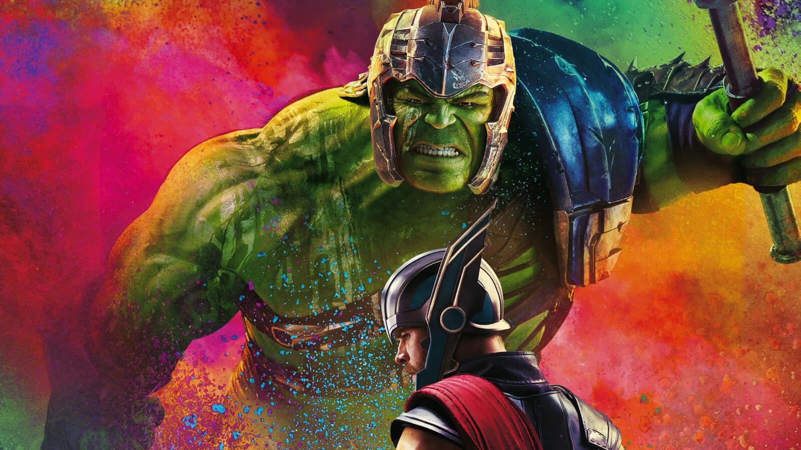 Wallpapers thor ragnarok Thor hulk on the desktop