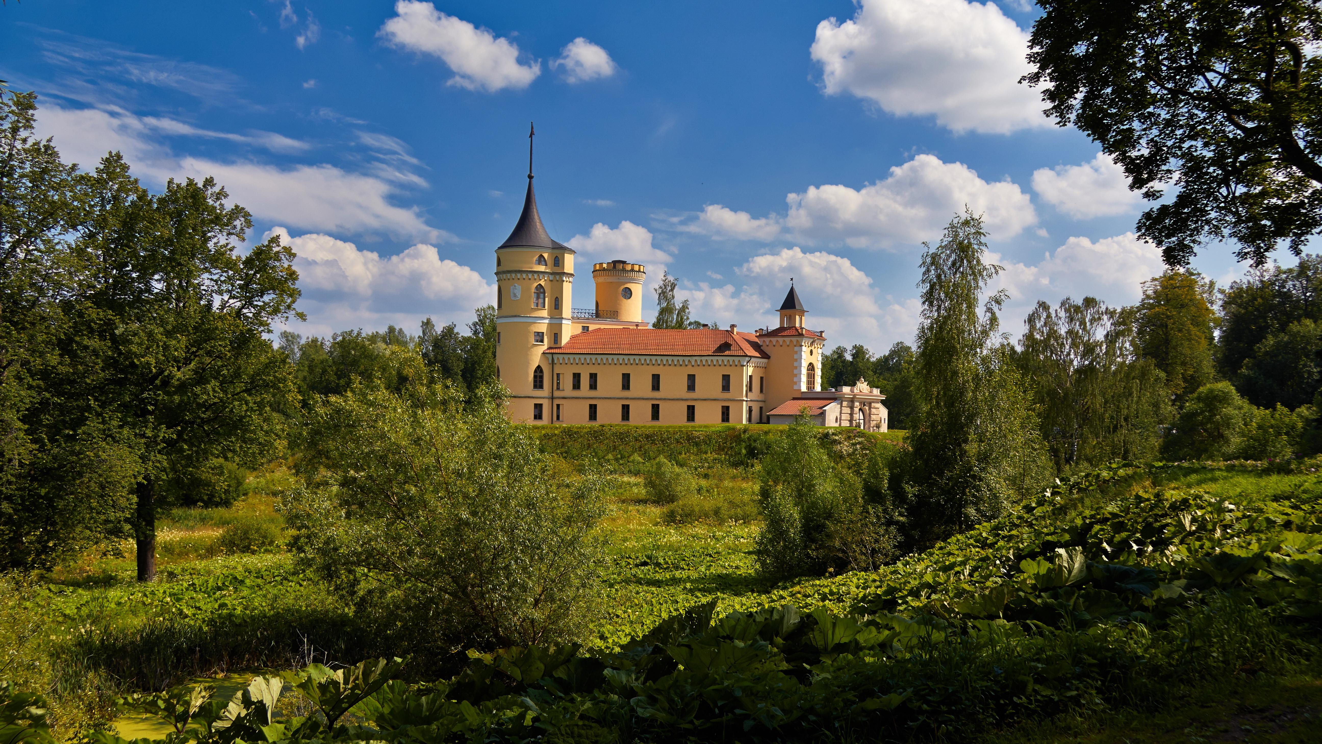 Обои Saint-Petersburg Pavlovsk Park Castle Mariental на рабочий стол